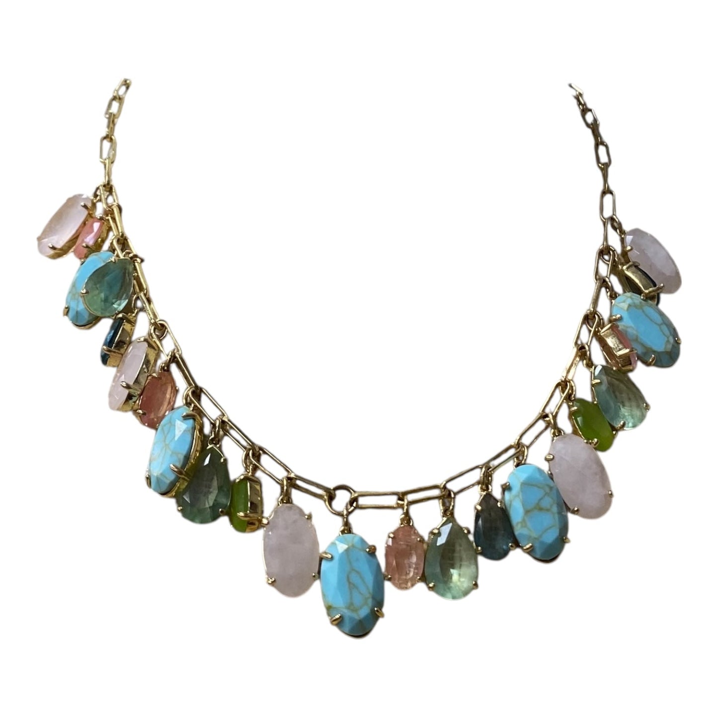 Necklace Statement By Talbots In Green