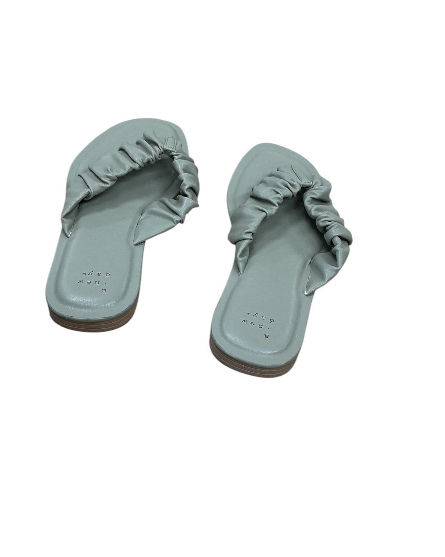 Sandals Flats By A New Day In Green, Size:6.5