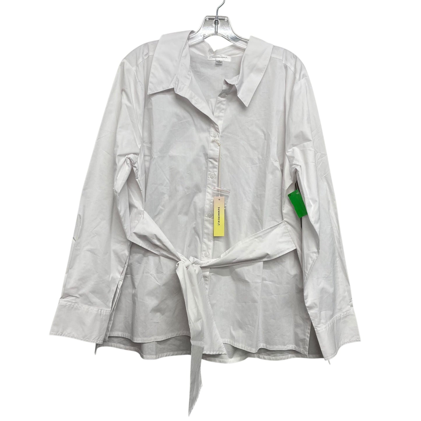 Top Ls By Summersalt In White, Size:Xl