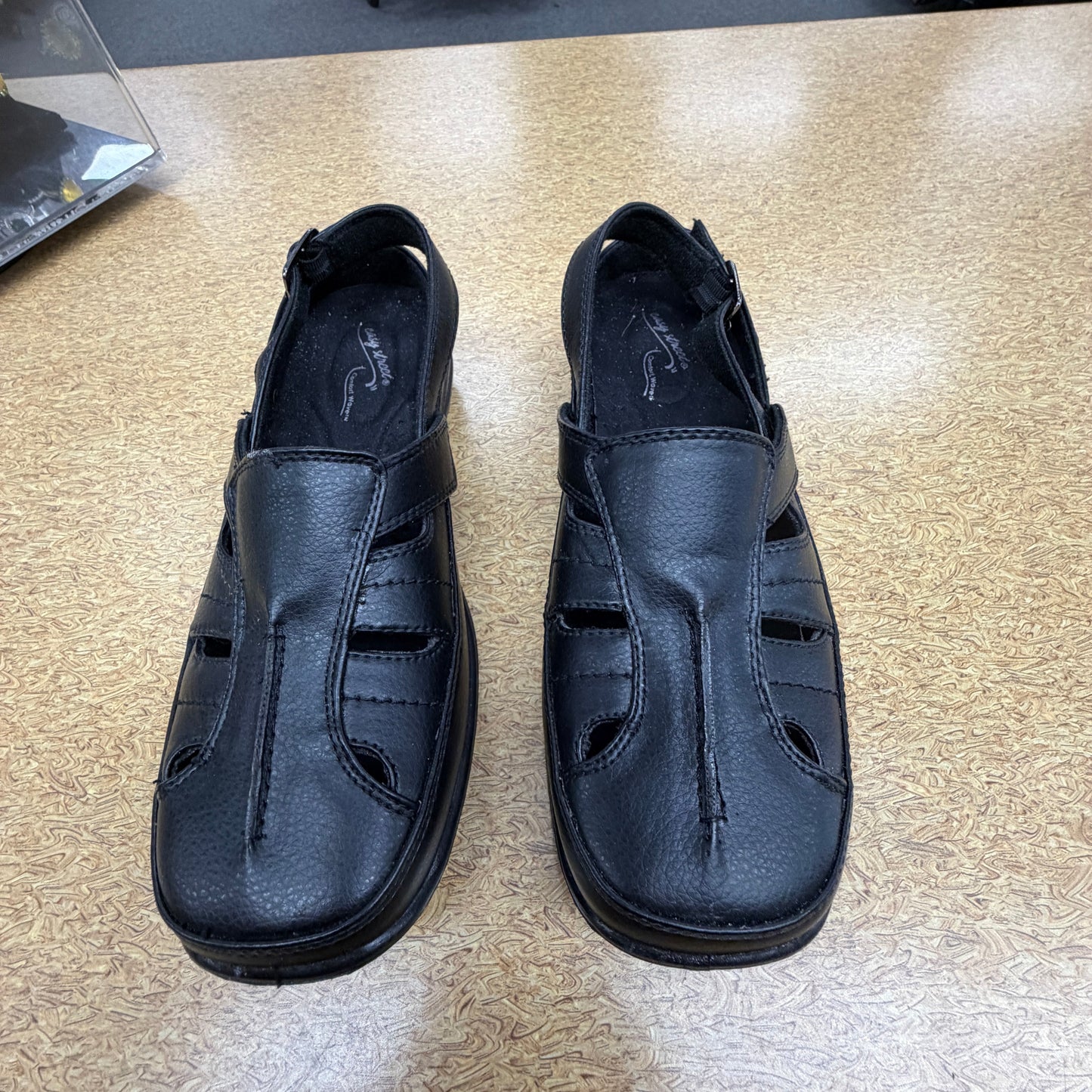 Shoes Flats By Easy Street In Black, Size:7.5