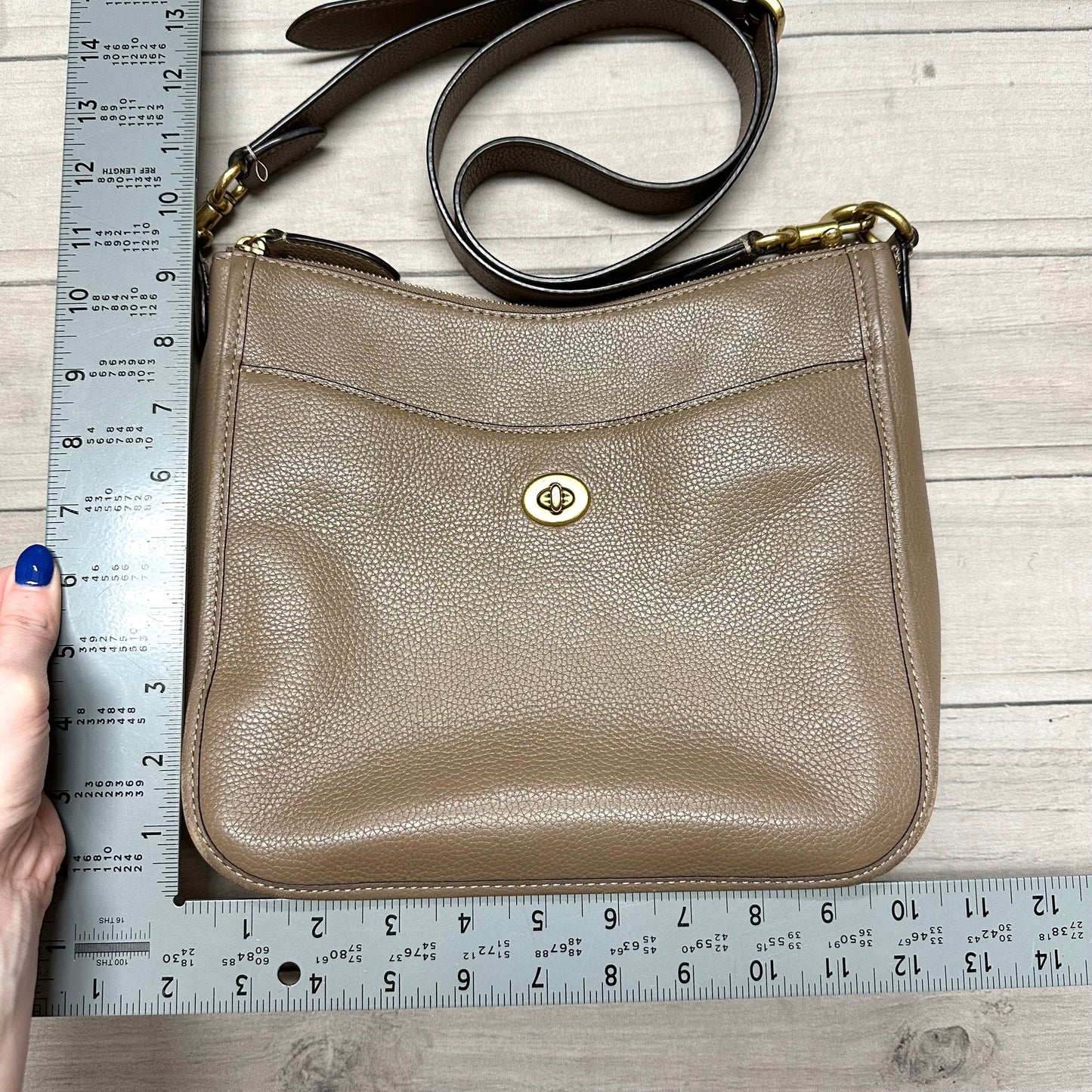 Crossbody Designer By Coach, Size: Medium