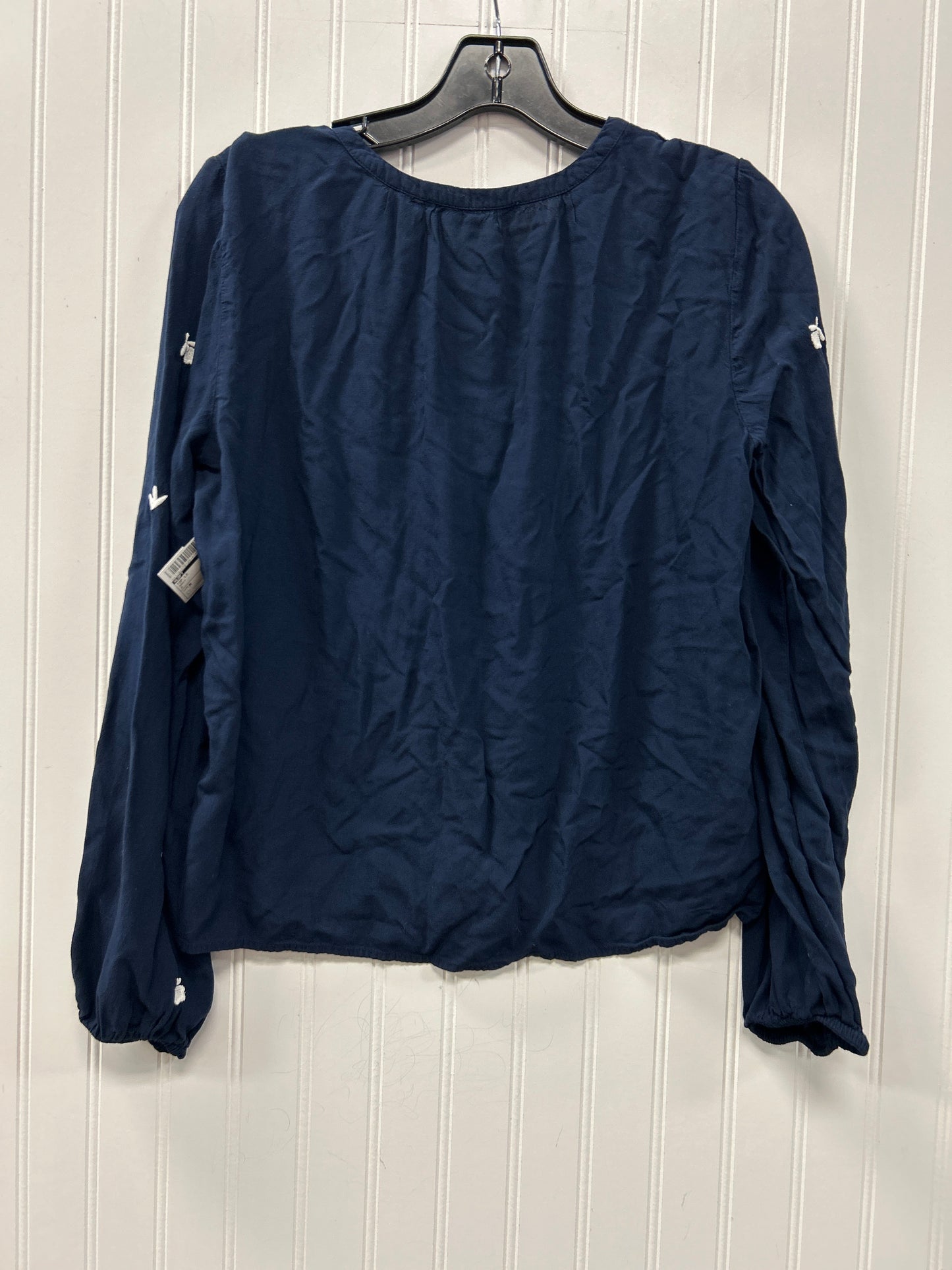 Top Ls By Loft In Navy, Size:M