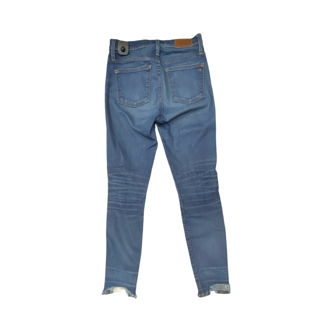 Jeans Skinny By Madewell In Blue, Size:2