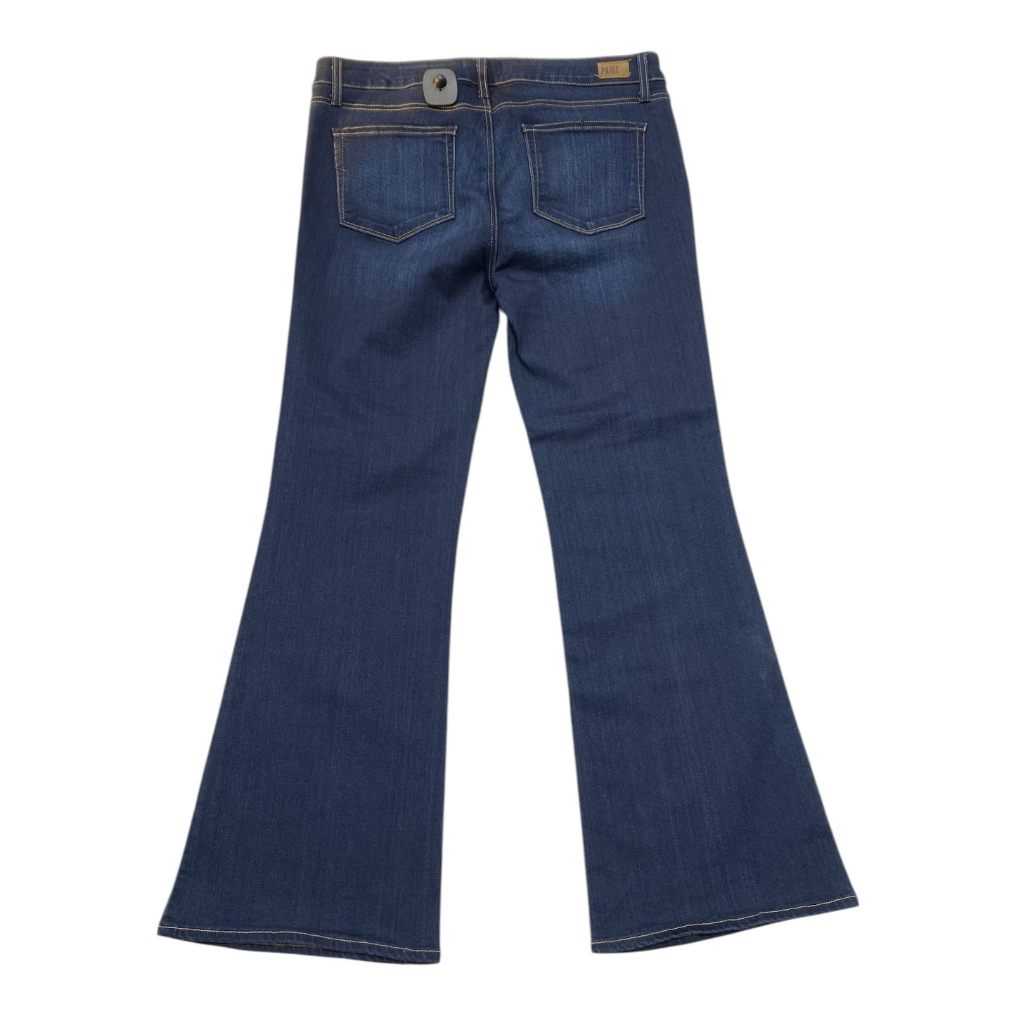 Jeans Flared By Paige In Blue, Size:14