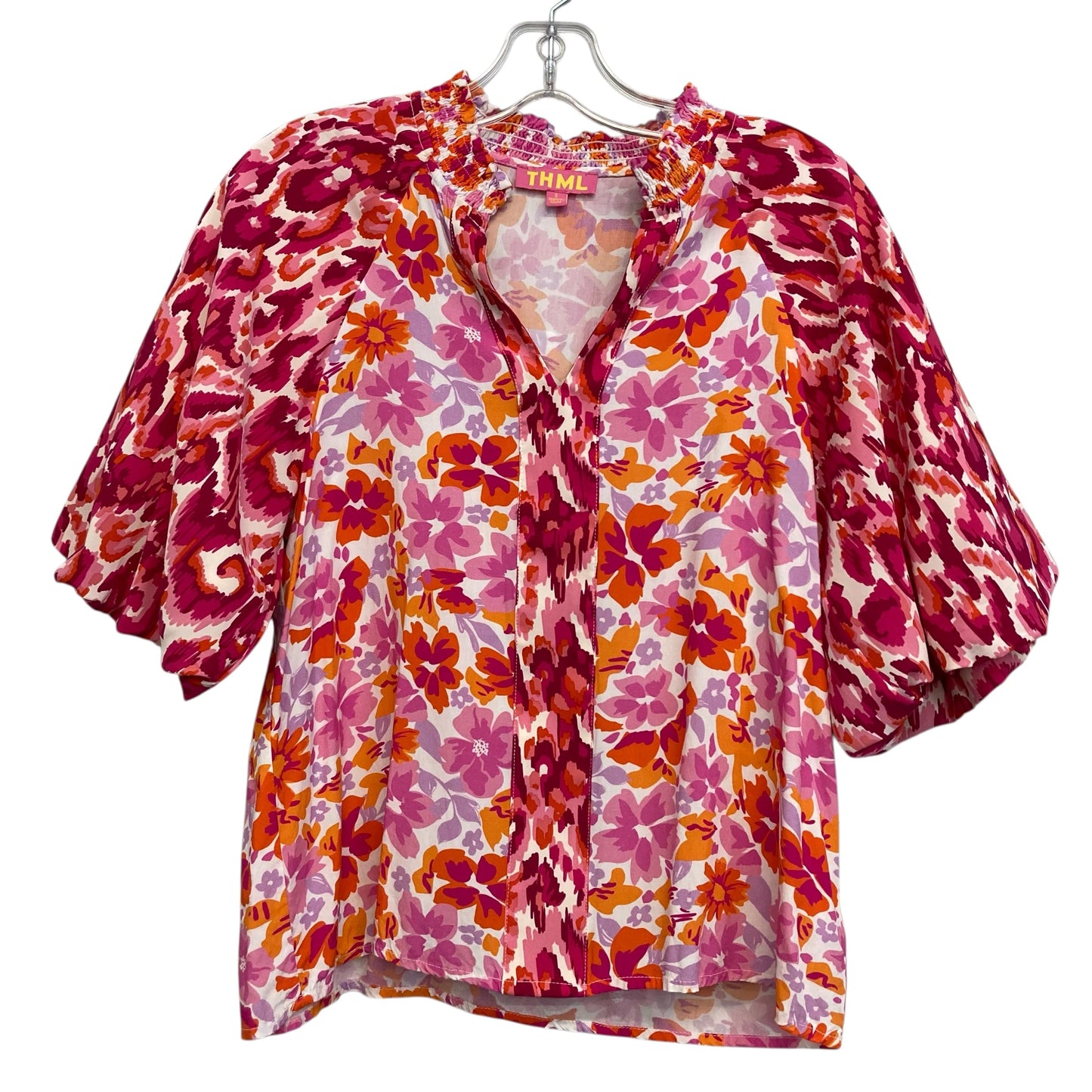 Top 3/4 Sleeve By Thml In Multi, Size:S