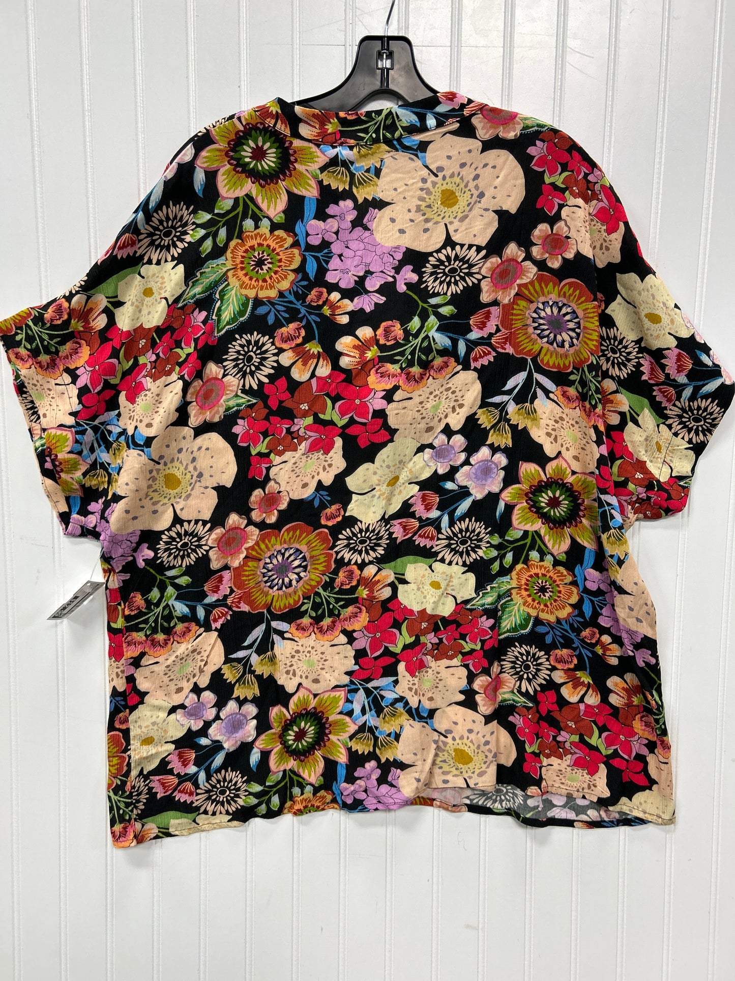 Top Ss By Tahari In Floral Print, Size:2