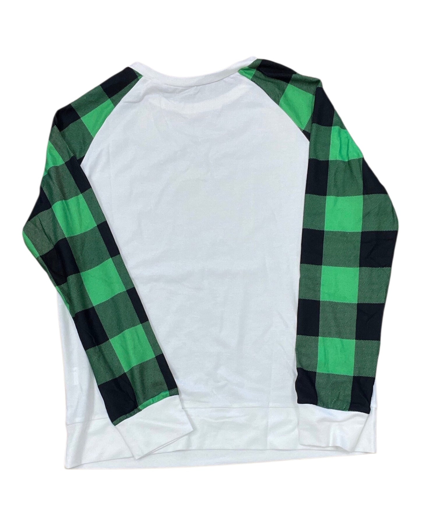 Top Ls By Clothes Mentor In Black & Green, Size:L