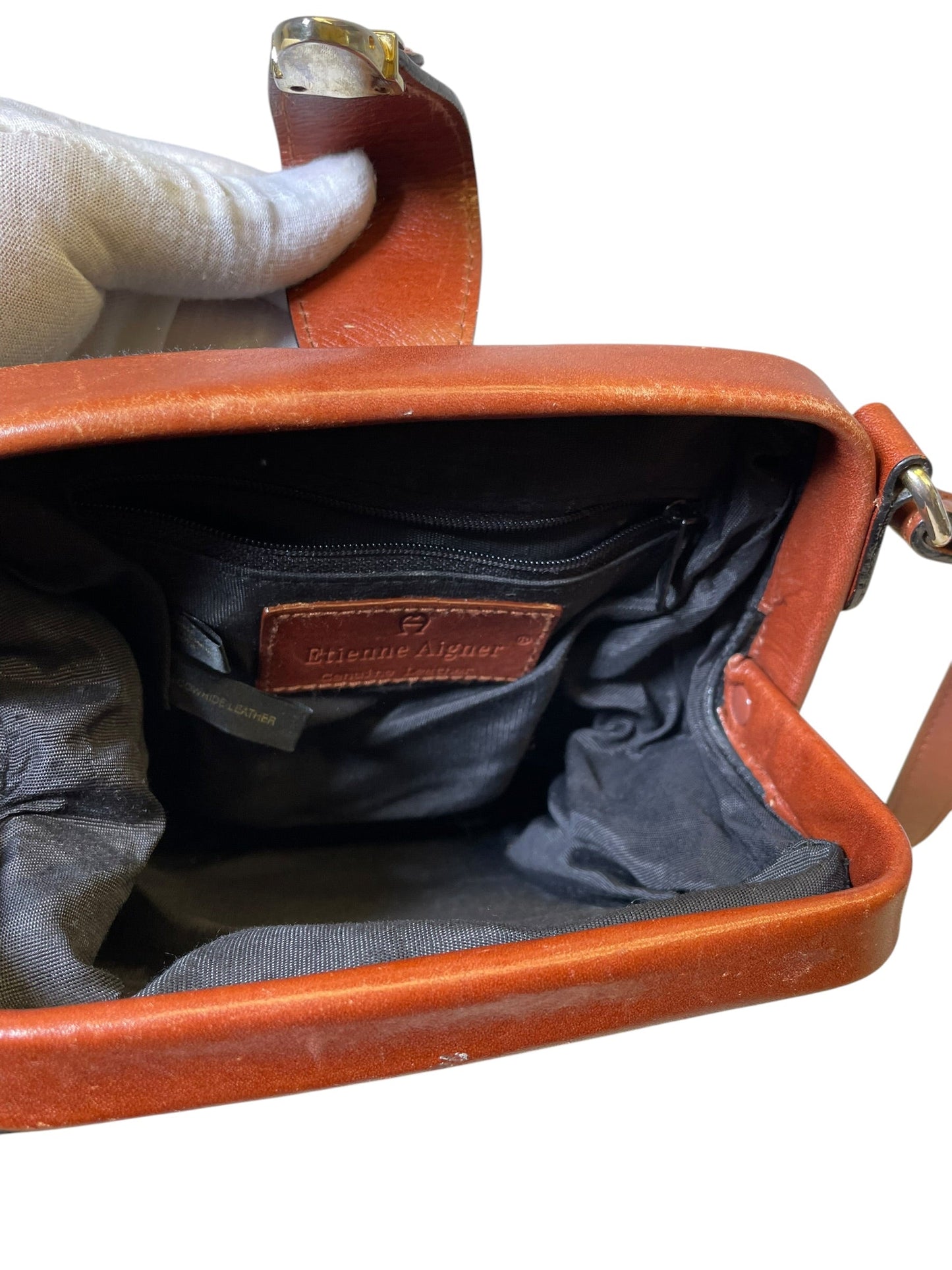 Crossbody Leather By Etienne Aigner, Size: Small