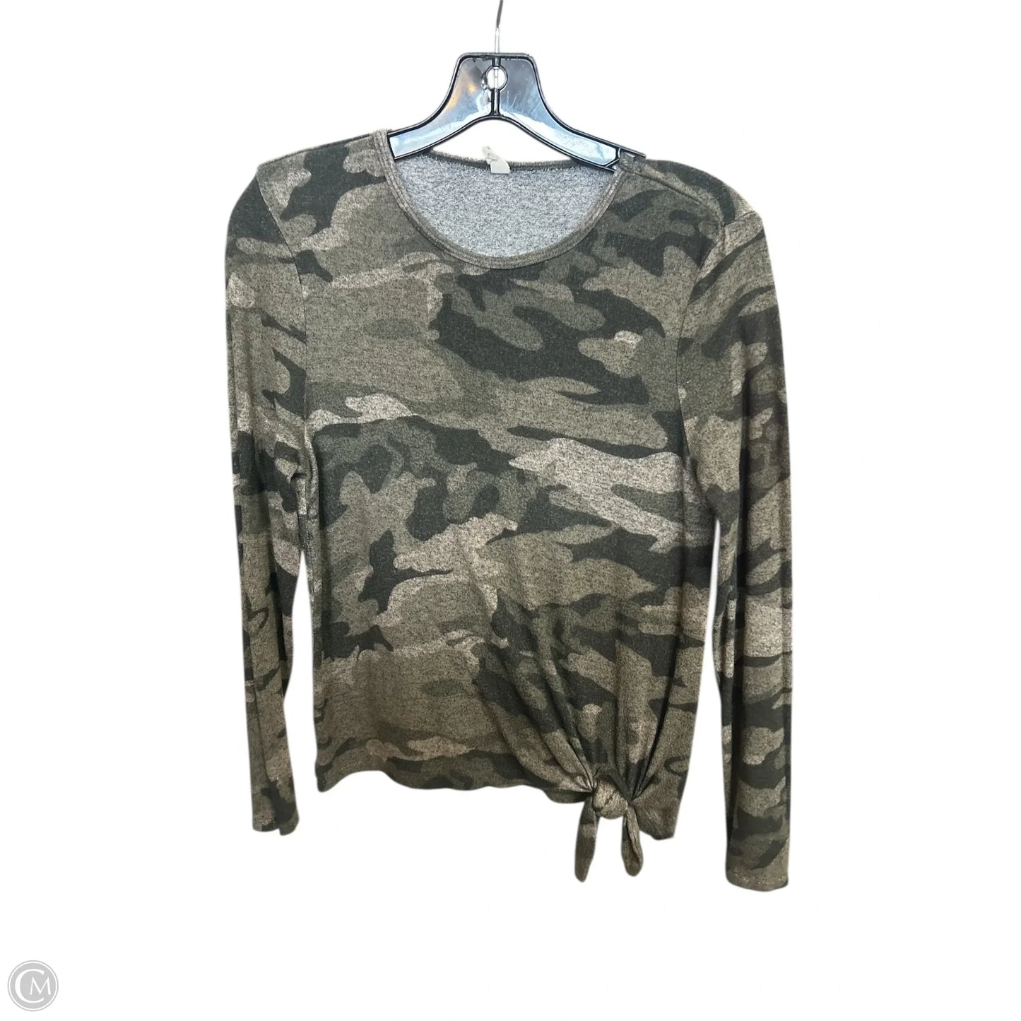 Top Long Sleeve By Rewash In Camouflage Print, Size: S