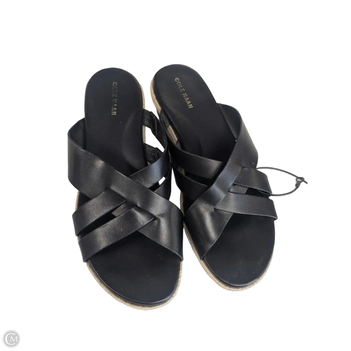 Sandals Flats By Cole-haan In Black, Size: 7.5