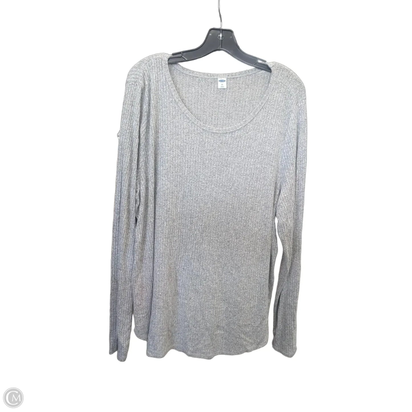 Top Long Sleeve By Old Navy In Grey, Size: Xxl