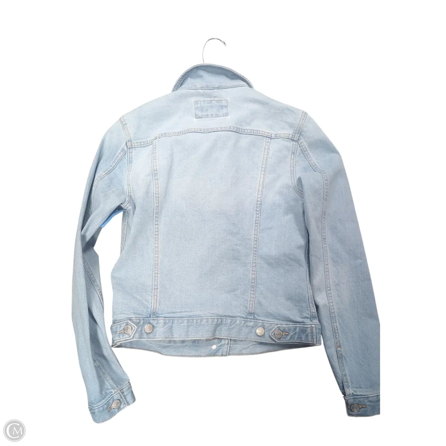 Jacket Denim By Loft In Blue Denim, Size: Xs