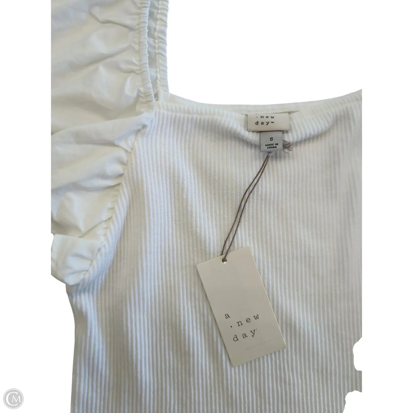 Top Sleeveless By A New Day In White, Size: S