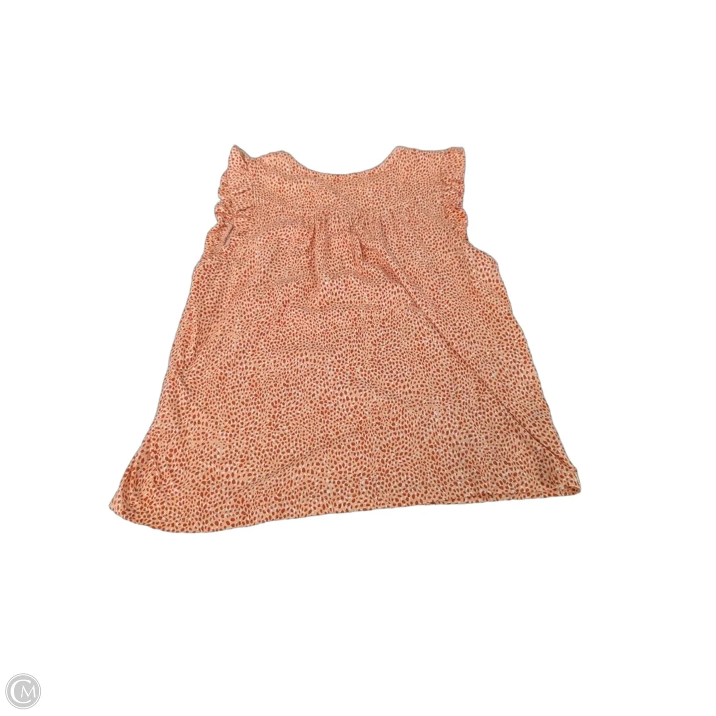 Top Sleeveless By Loft In Orange & Pink, Size: Xs
