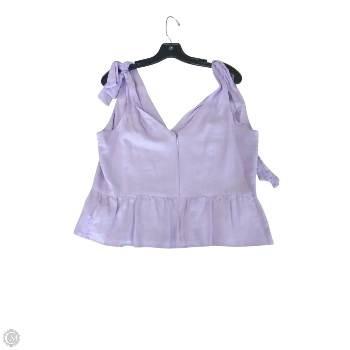 Top Sleeveless By Express In Purple, Size: L