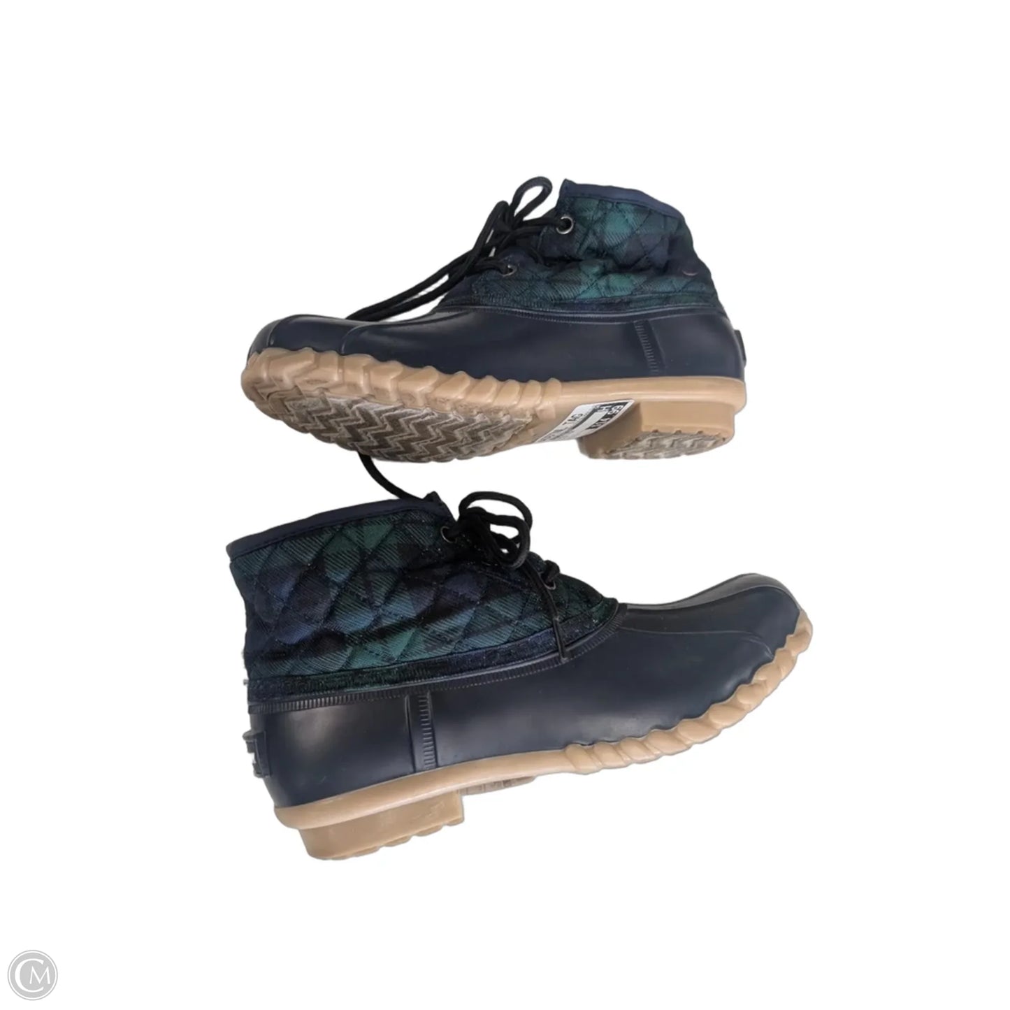 Boots Rain By St Johns Bay In Blue, Size: 7