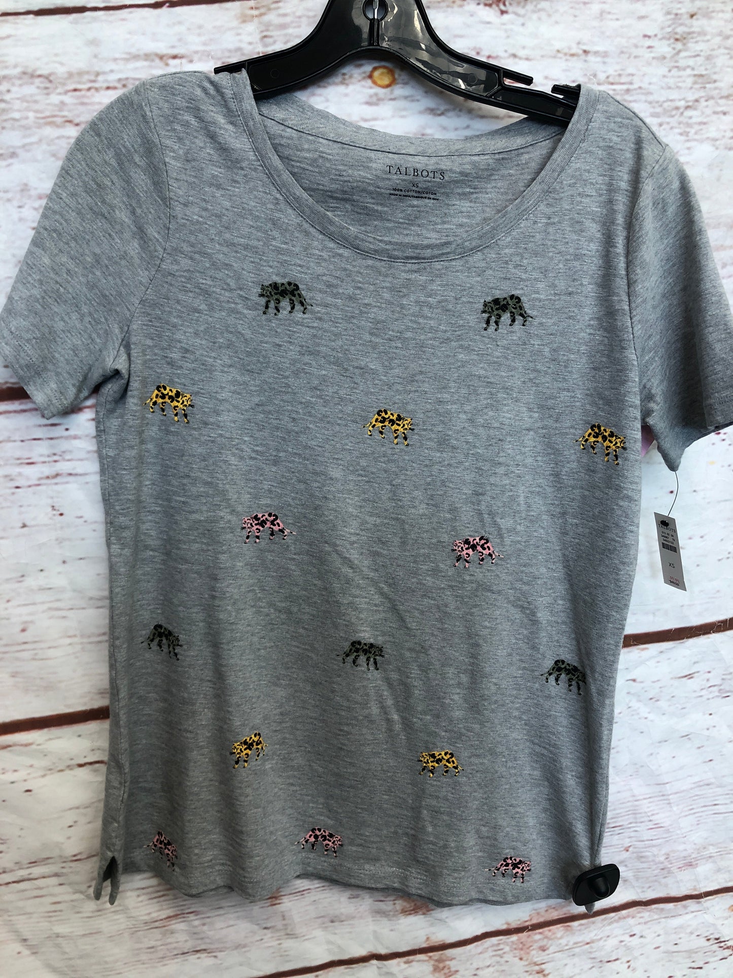 Top Short Sleeve Basic By Talbots Size: Xs