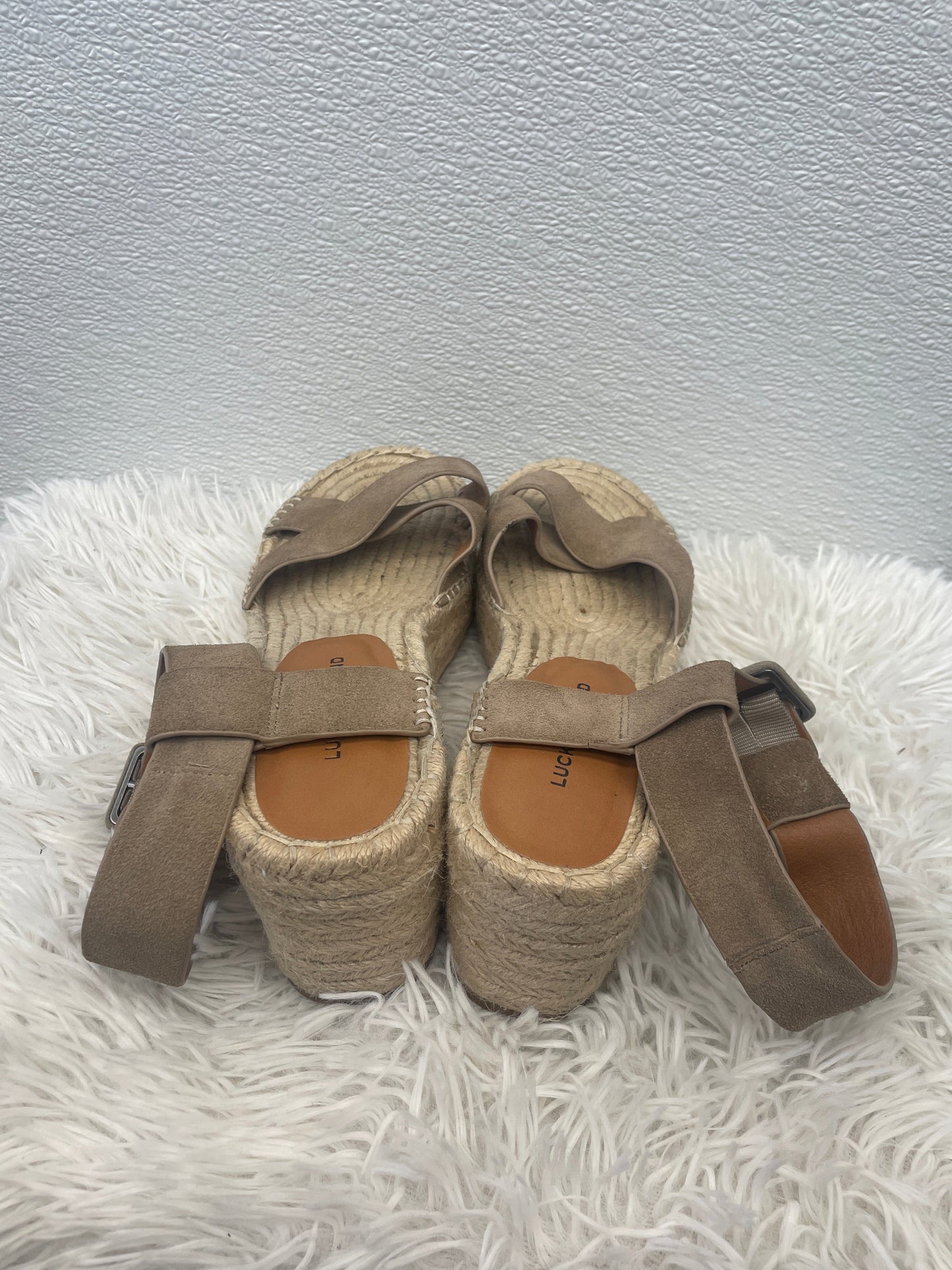 Sandals Heels Wedge By Lucky Brand  Size: 11
