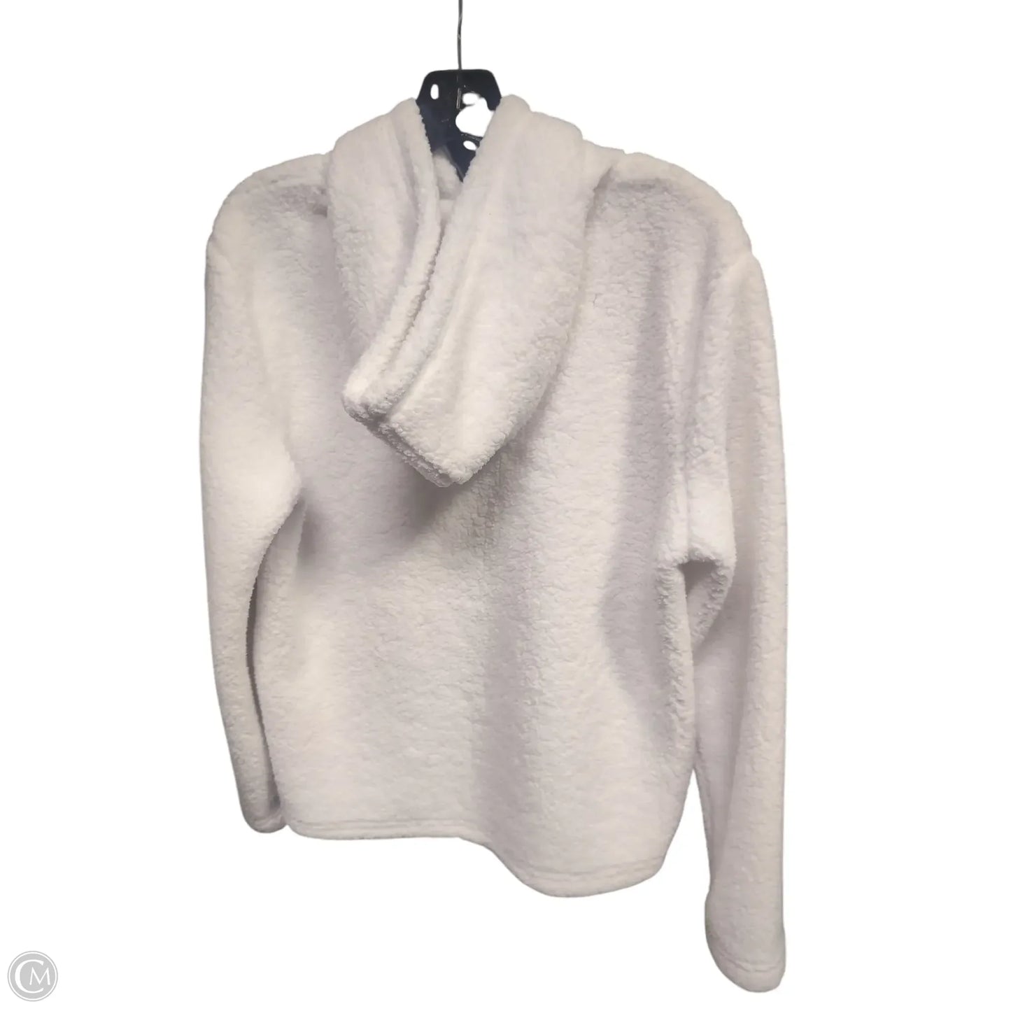 Sweatshirt Hoodie By Fila In White, Size: S