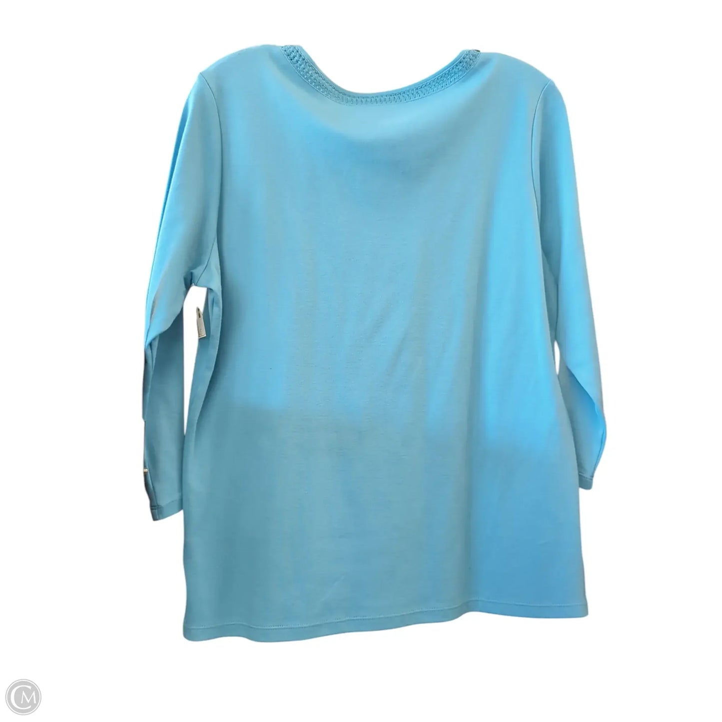 Top Long Sleeve By Clothes Mentor In Blue, Size: L