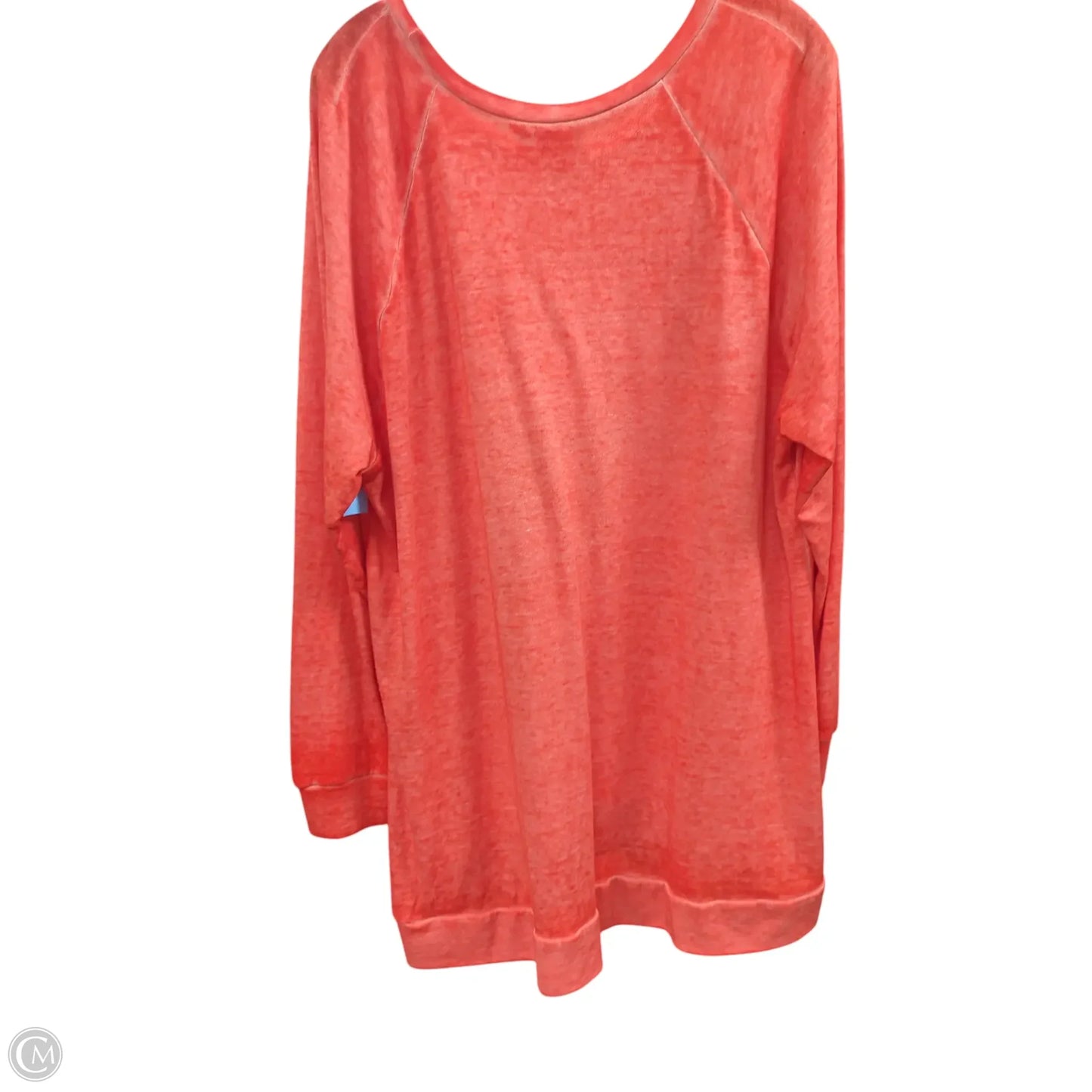 Top Long Sleeve By Clothes Mentor In Red, Size: 1x