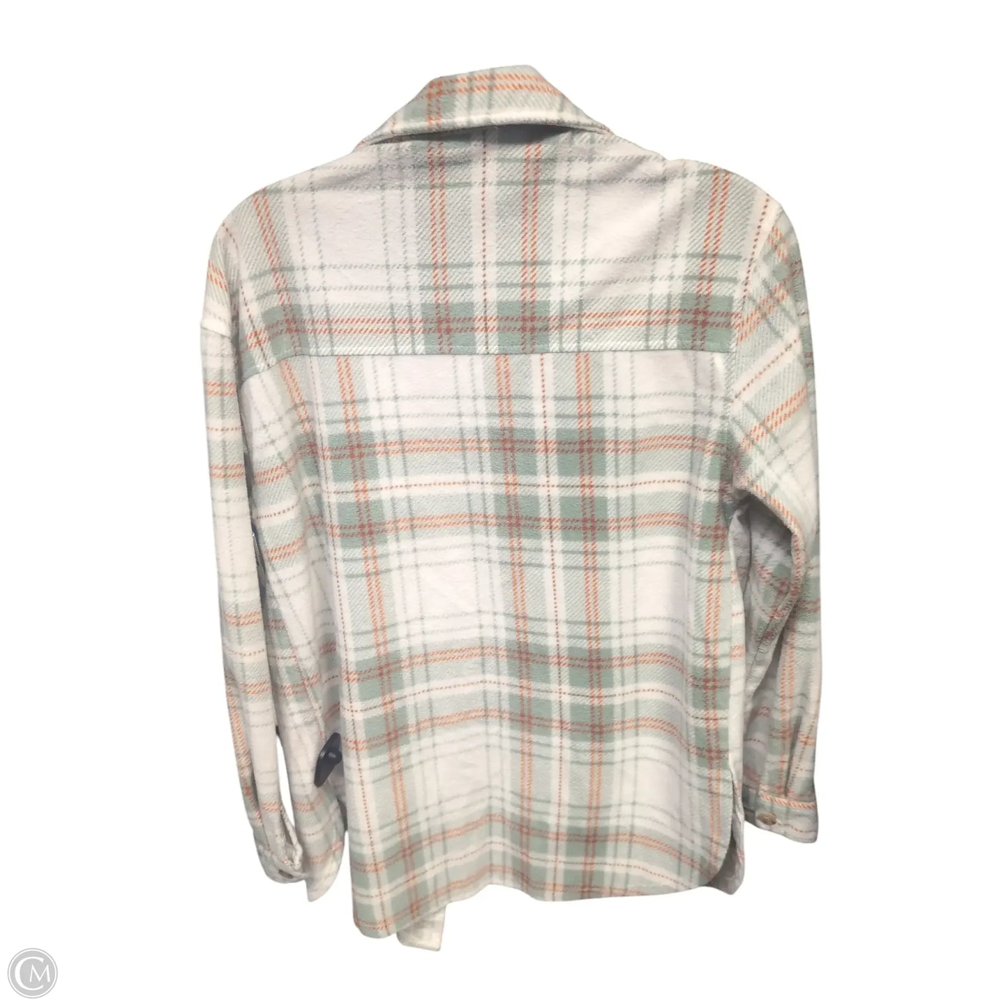 Jacket Shirt By Rue 21 In Plaid Pattern, Size: S
