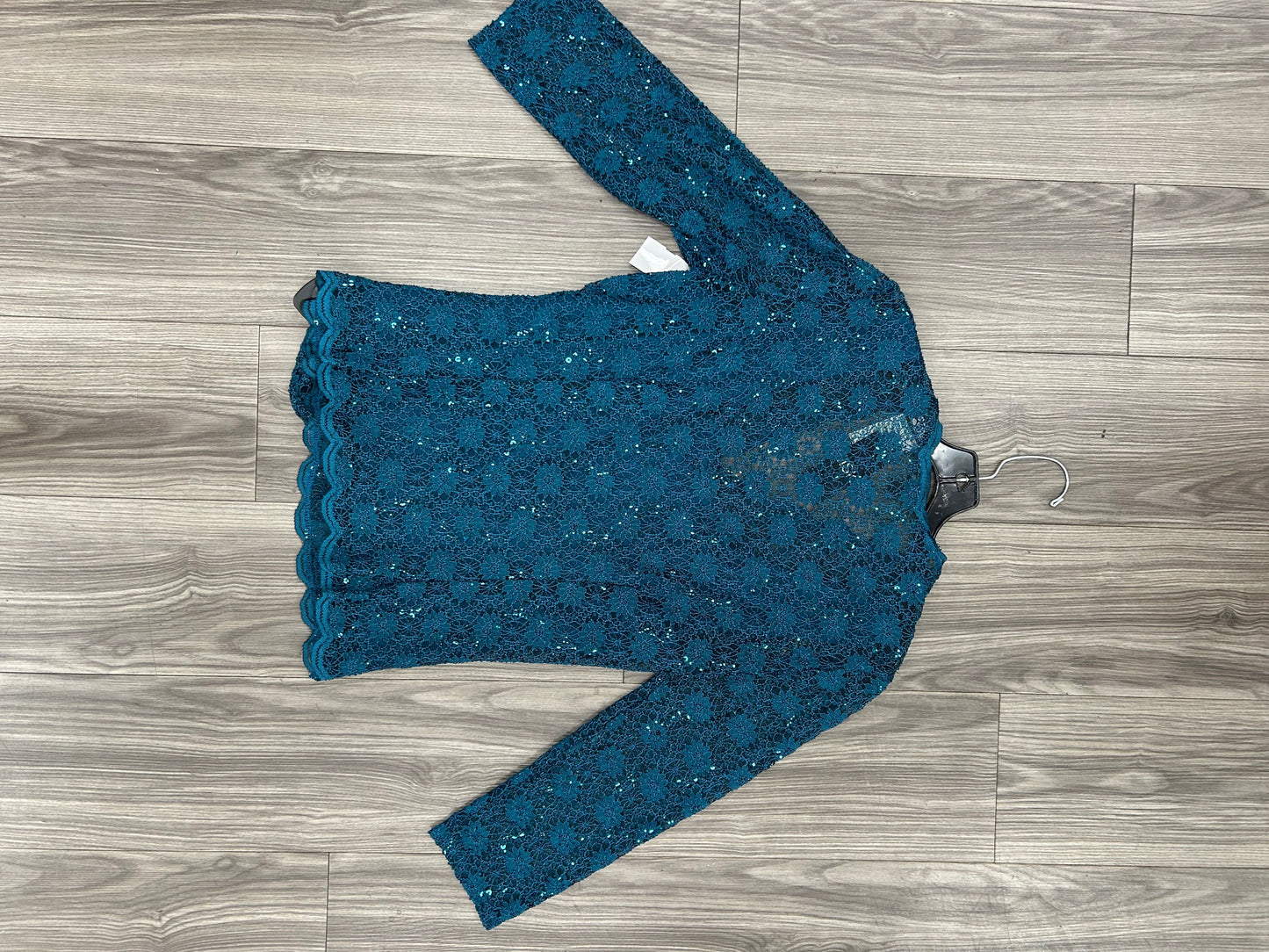 Top Long Sleeve By Msk In Blue, Size: Xl