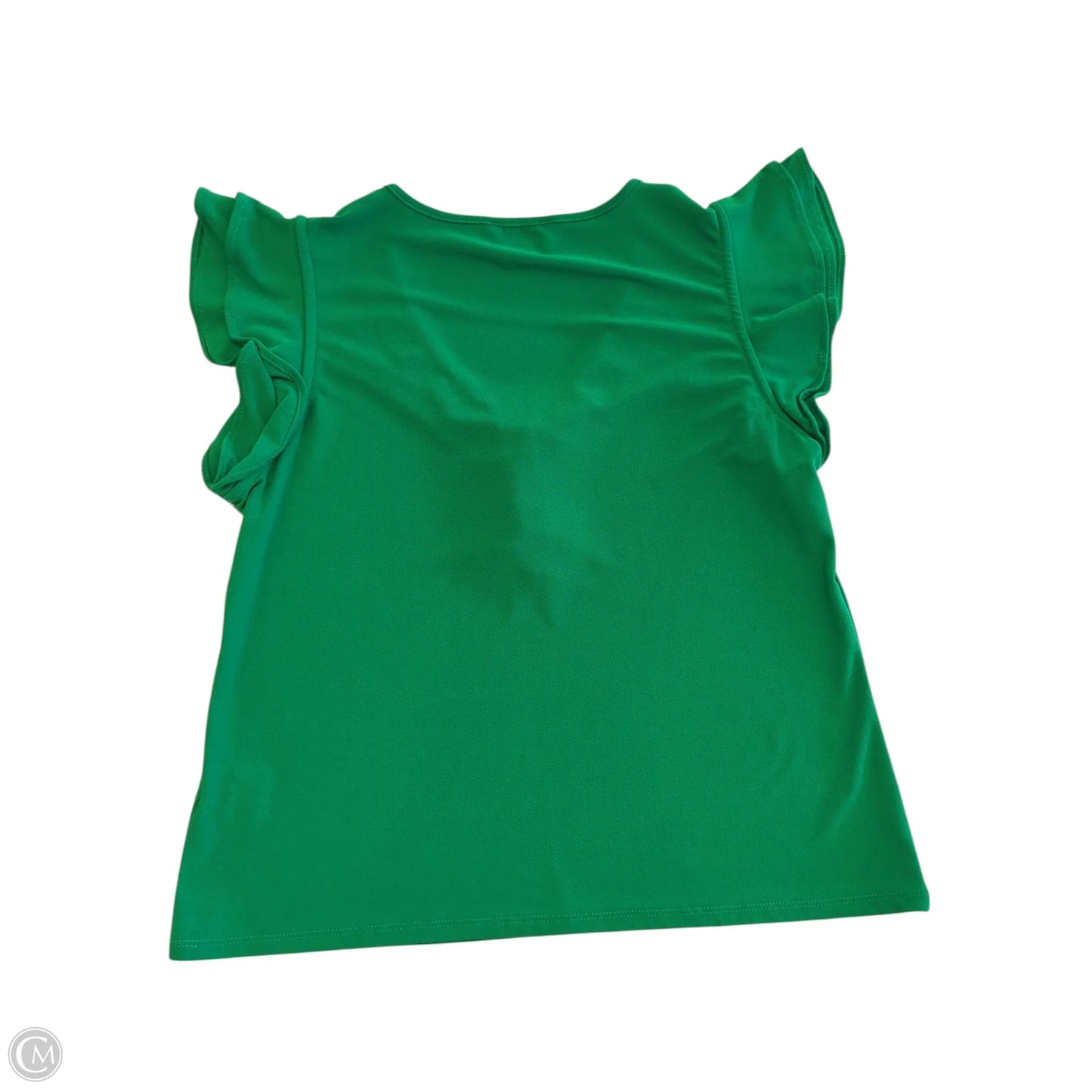 Top Short Sleeve By Cece In Green, Size: S