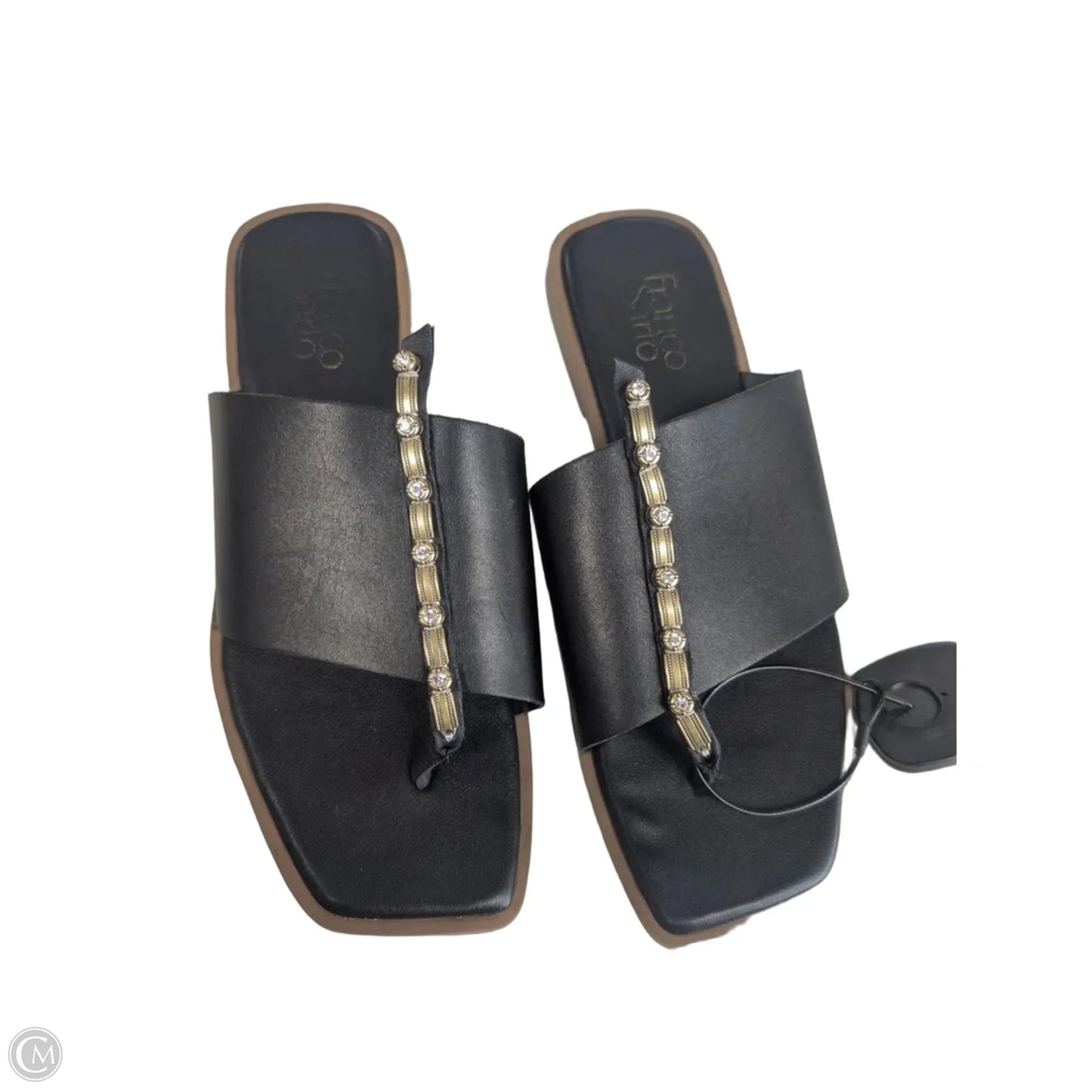 Sandals Flats By Franco Sarto In Black, Size: 8.5