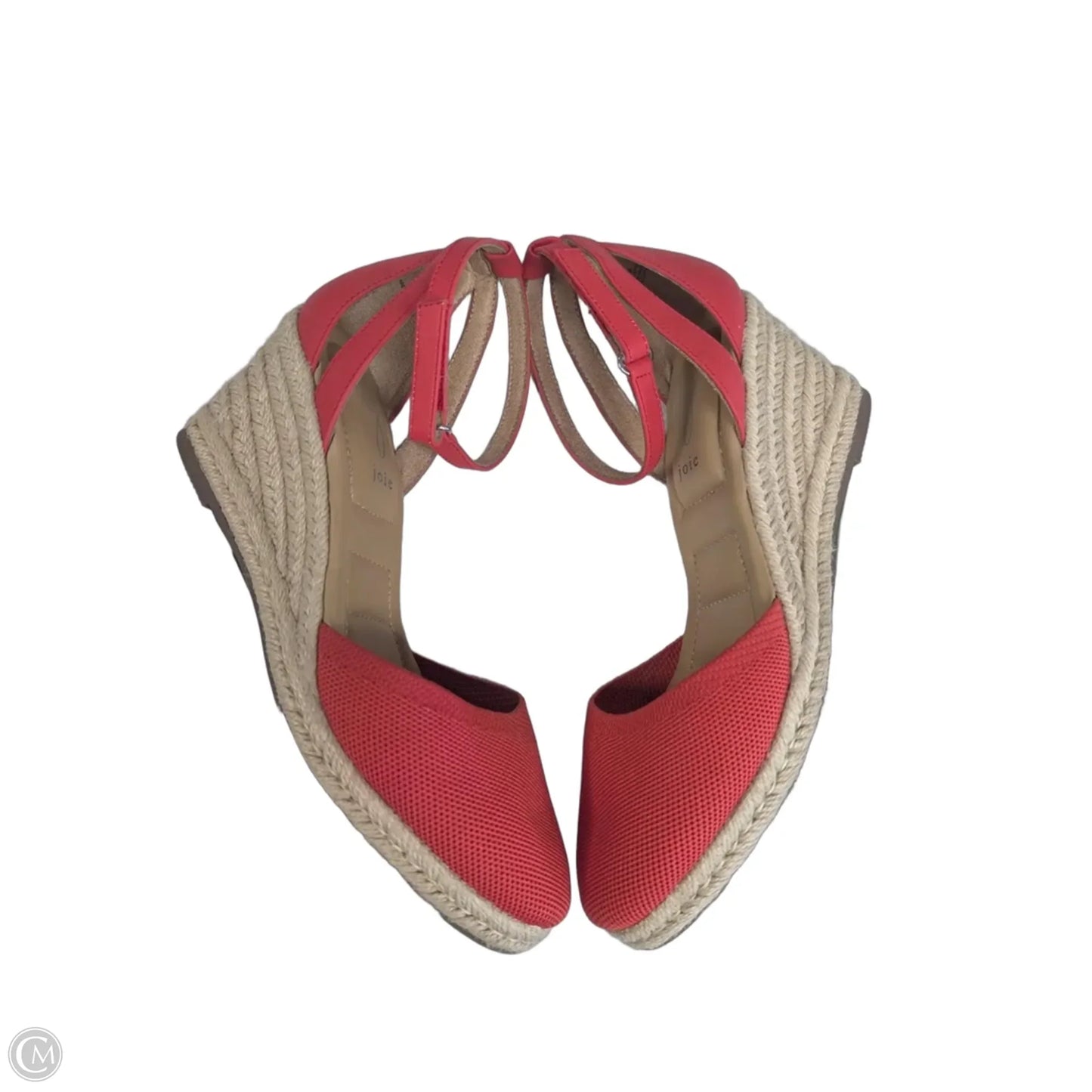 Sandals Heels Wedge By Joie In Red, Size: 8