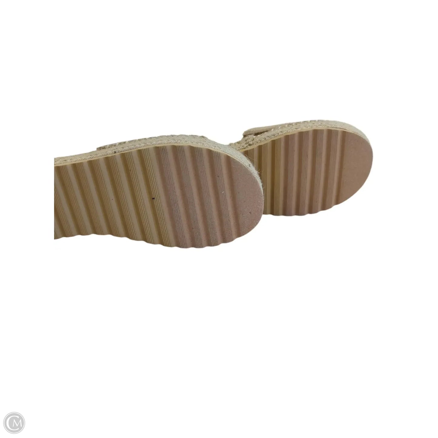 Sandals Flats By Clothes Mentor In Tan, Size: 9