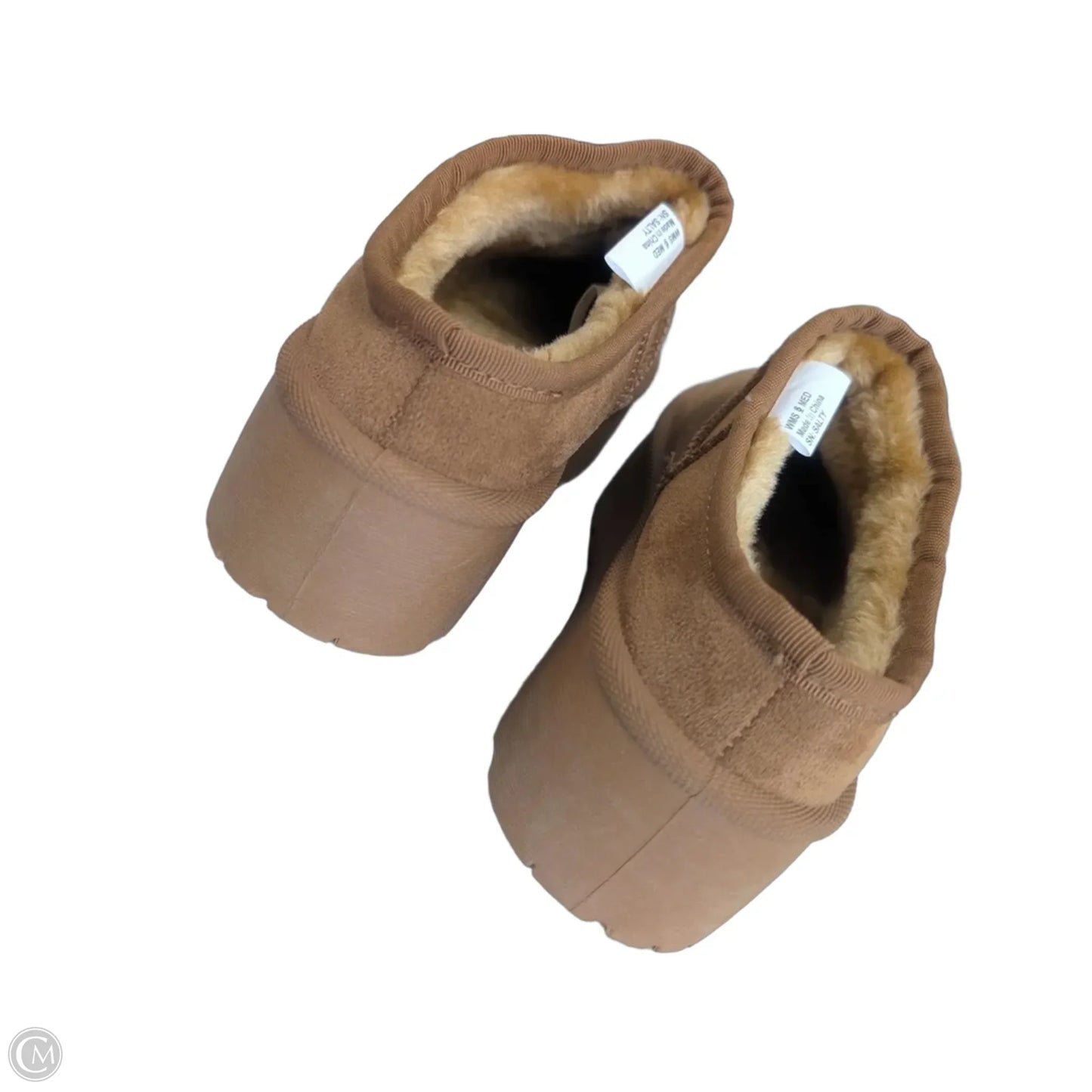 Boots Ankle Flats By Clothes Mentor In Brown, Size: 6