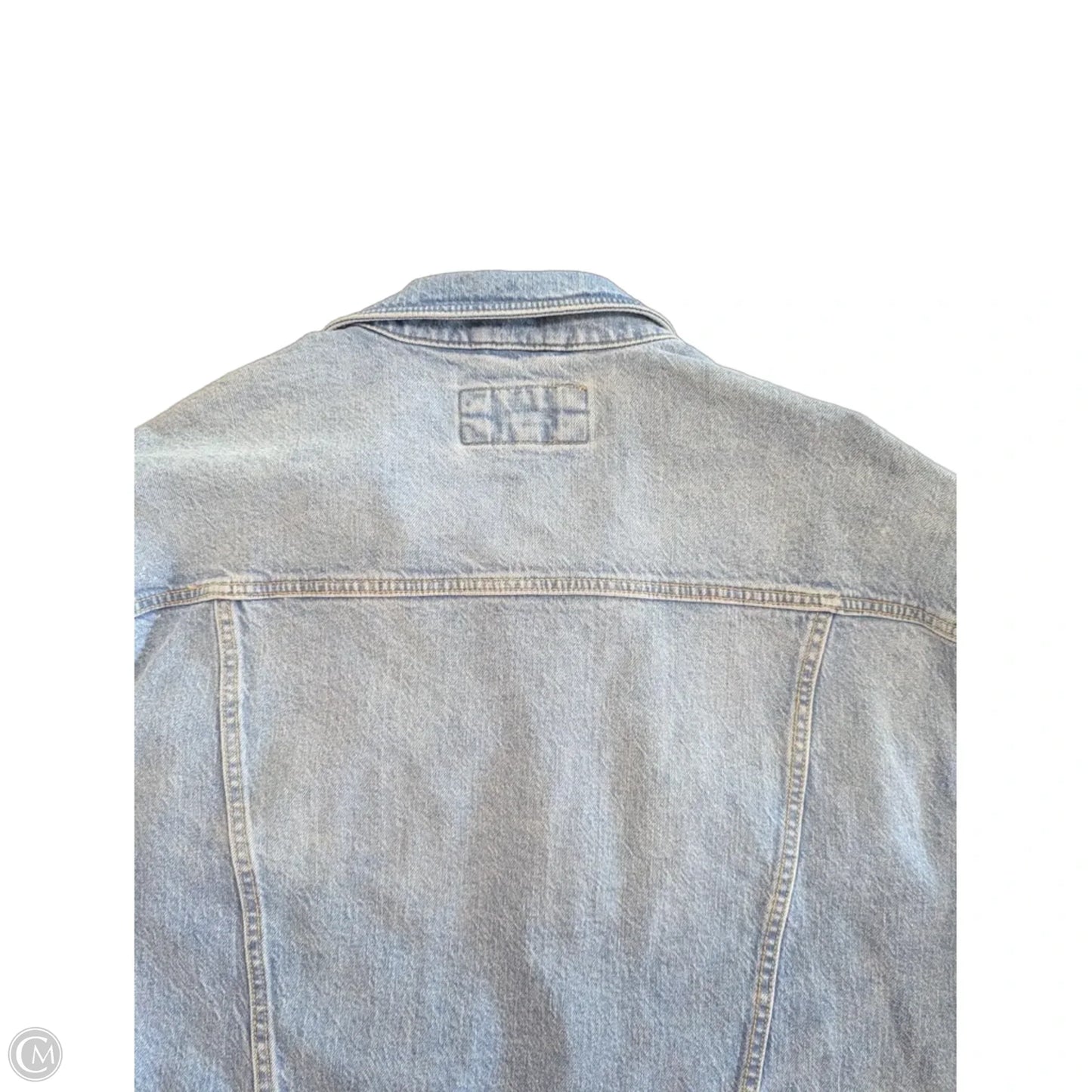 Jacket Denim By Loft In Blue Denim, Size: M
