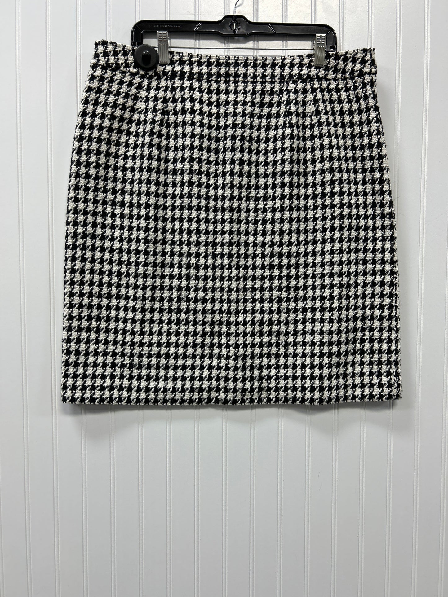 Skirt Midi By Talbots In Black & Cream, Size:16