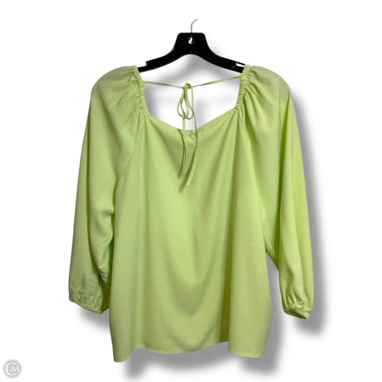 Top Long Sleeve By Loft In Green, Size: M