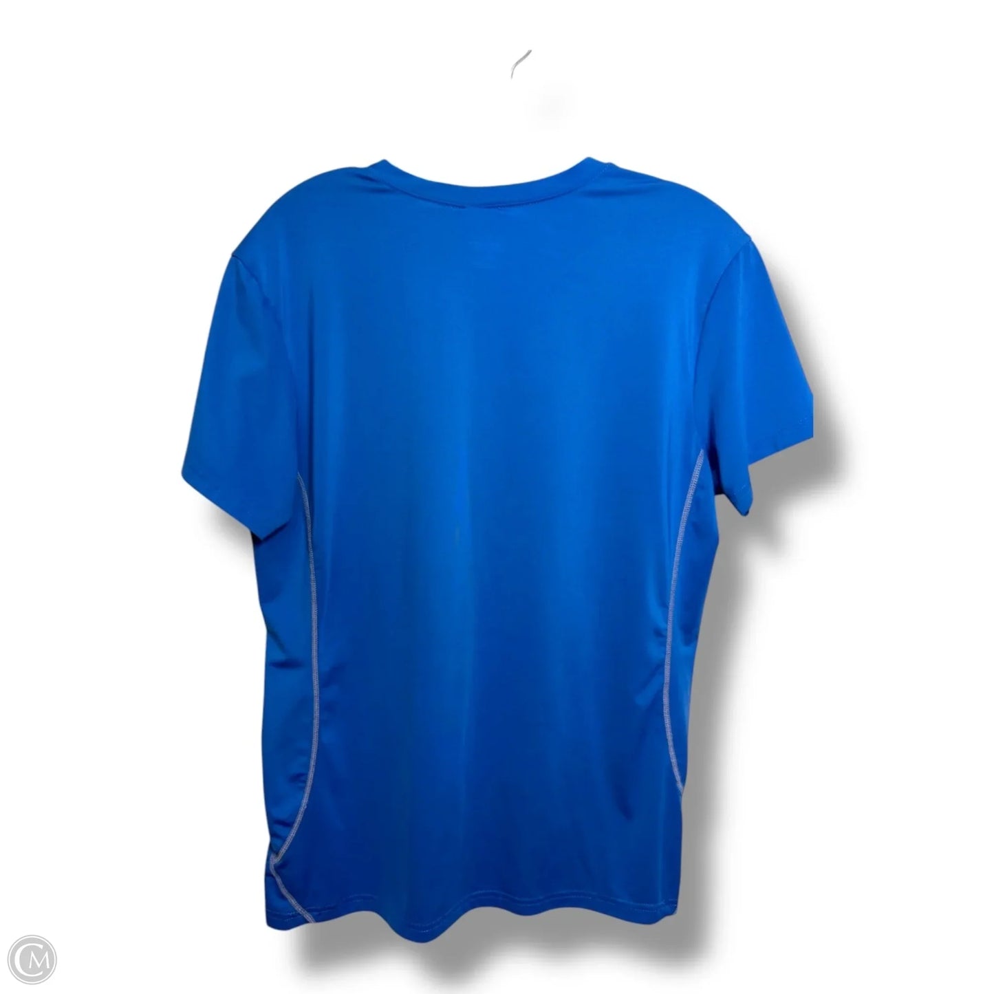 Athletic Top Short Sleeve By Nike Apparel In Blue, Size: L