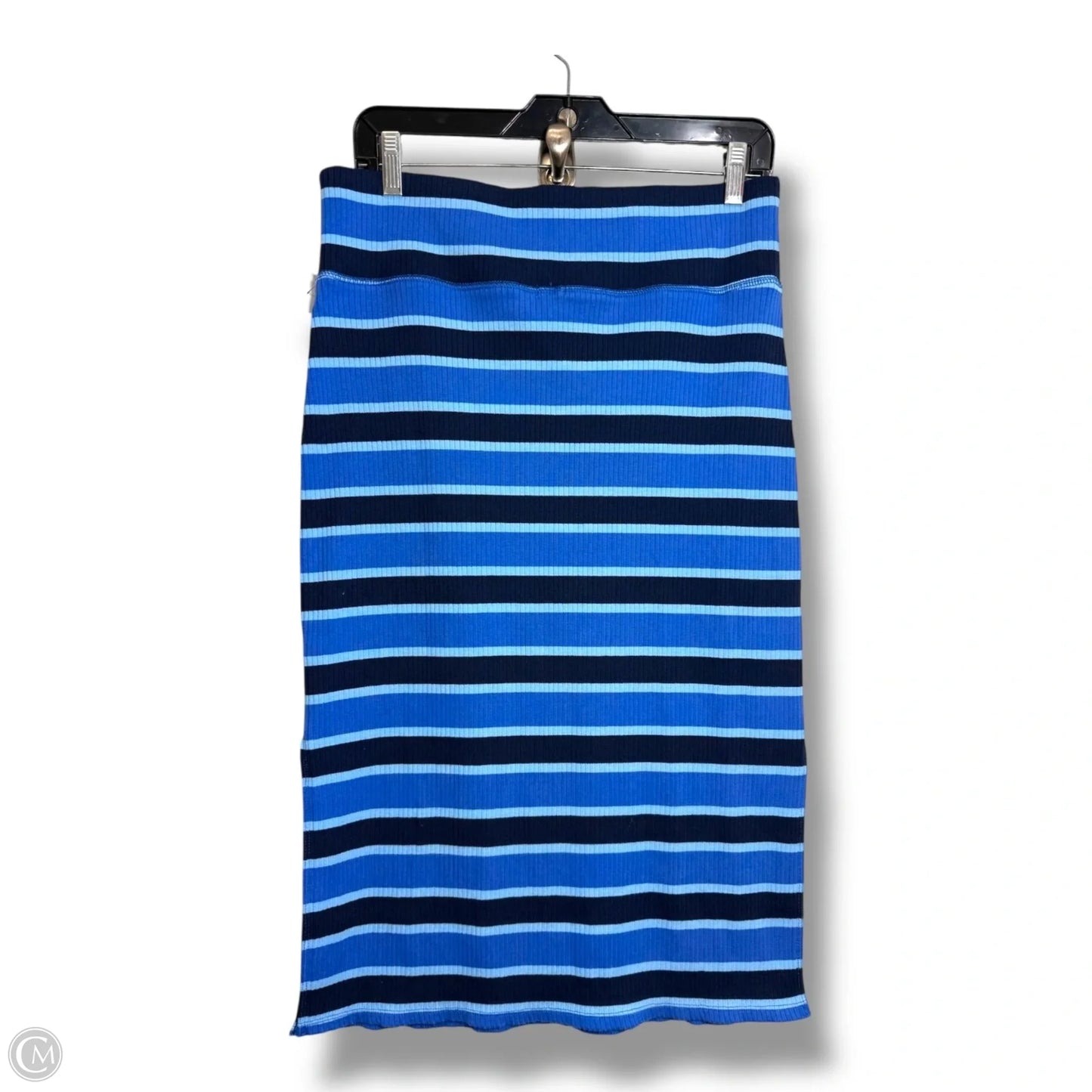 Skirt Midi By Aerie In Striped Pattern, Size: L
