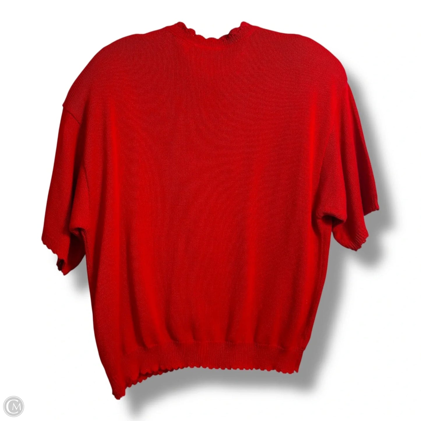 Cardigan By Clothes Mentor In Red, Size: Xl