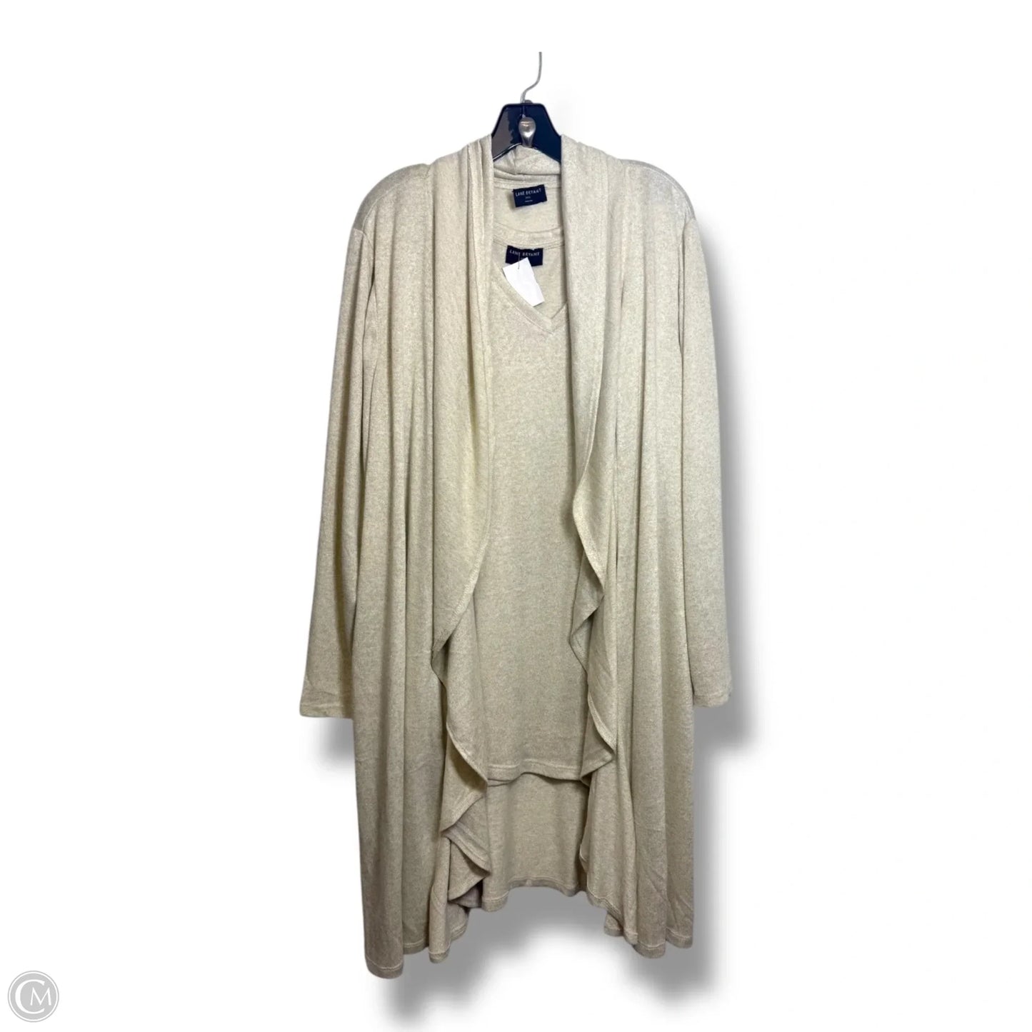 Cardigan By Lane Bryant In Gold, Size: 14