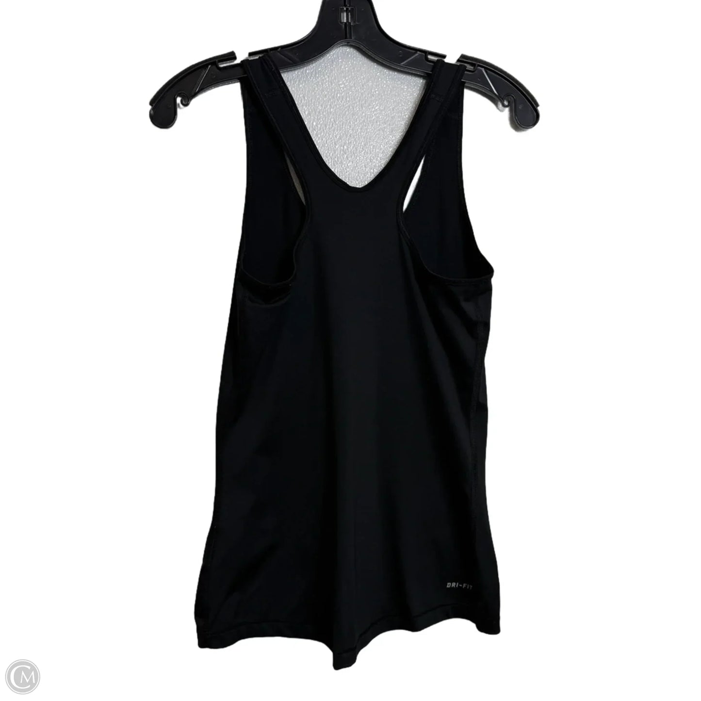 Athletic Tank Top By Nike Apparel In Black, Size: S