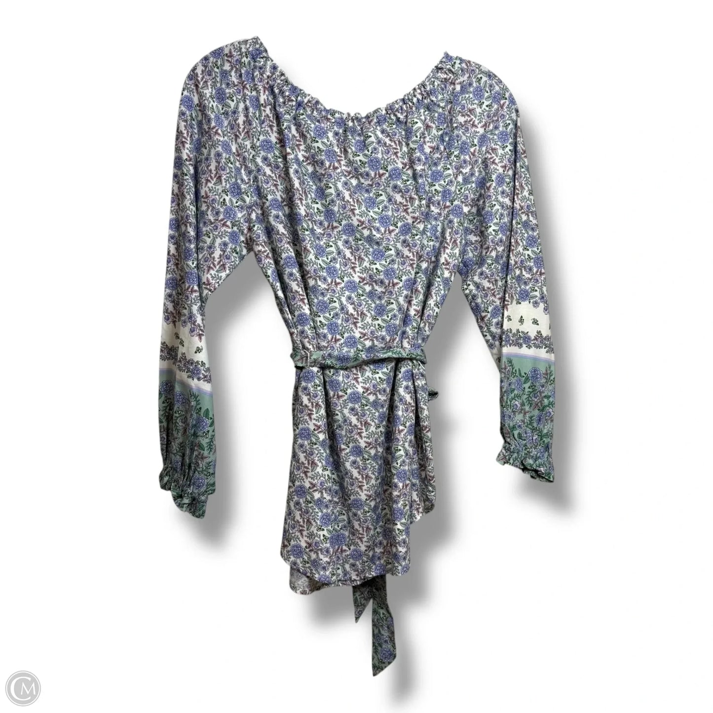 Top Long Sleeve By Loft In Floral Print, Size: S