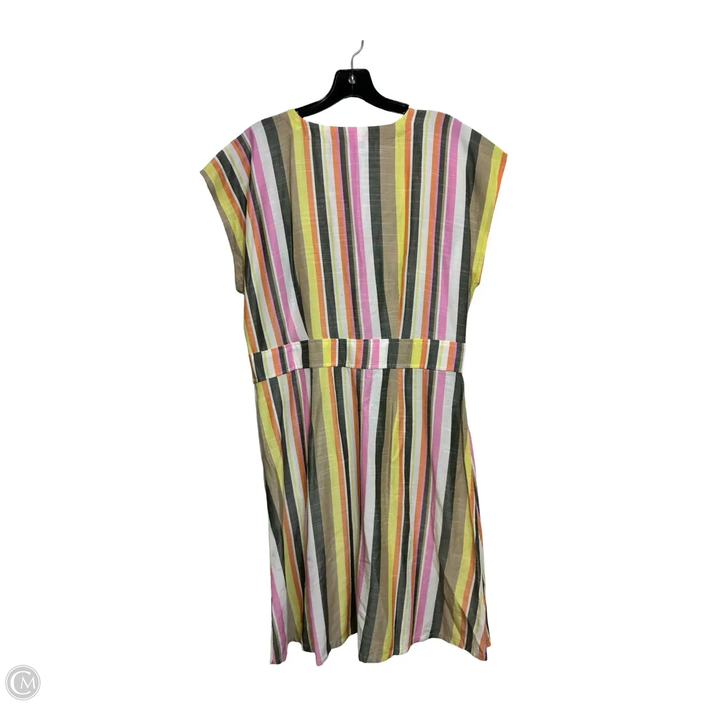Dress Casual Short By Loft In Striped Pattern, Size: 14