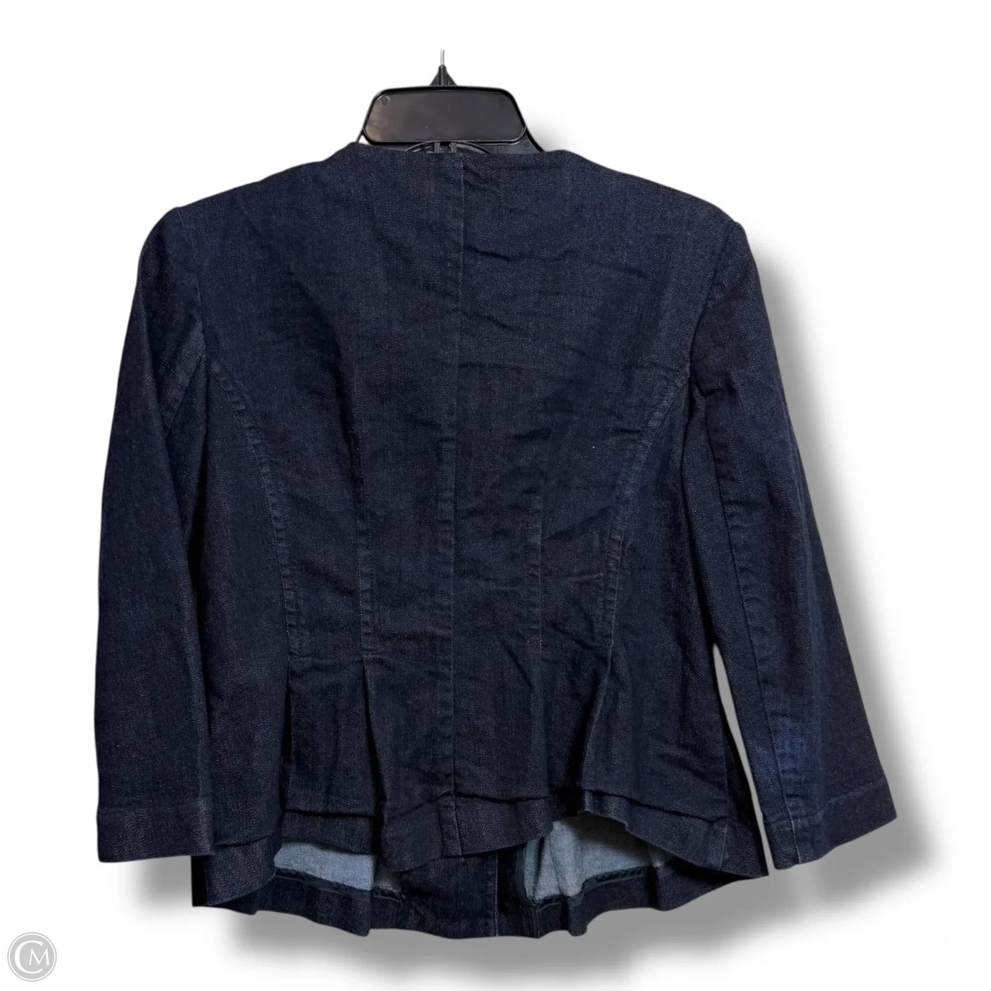 Blazer By Banana Republic In Blue Denim, Size: 8
