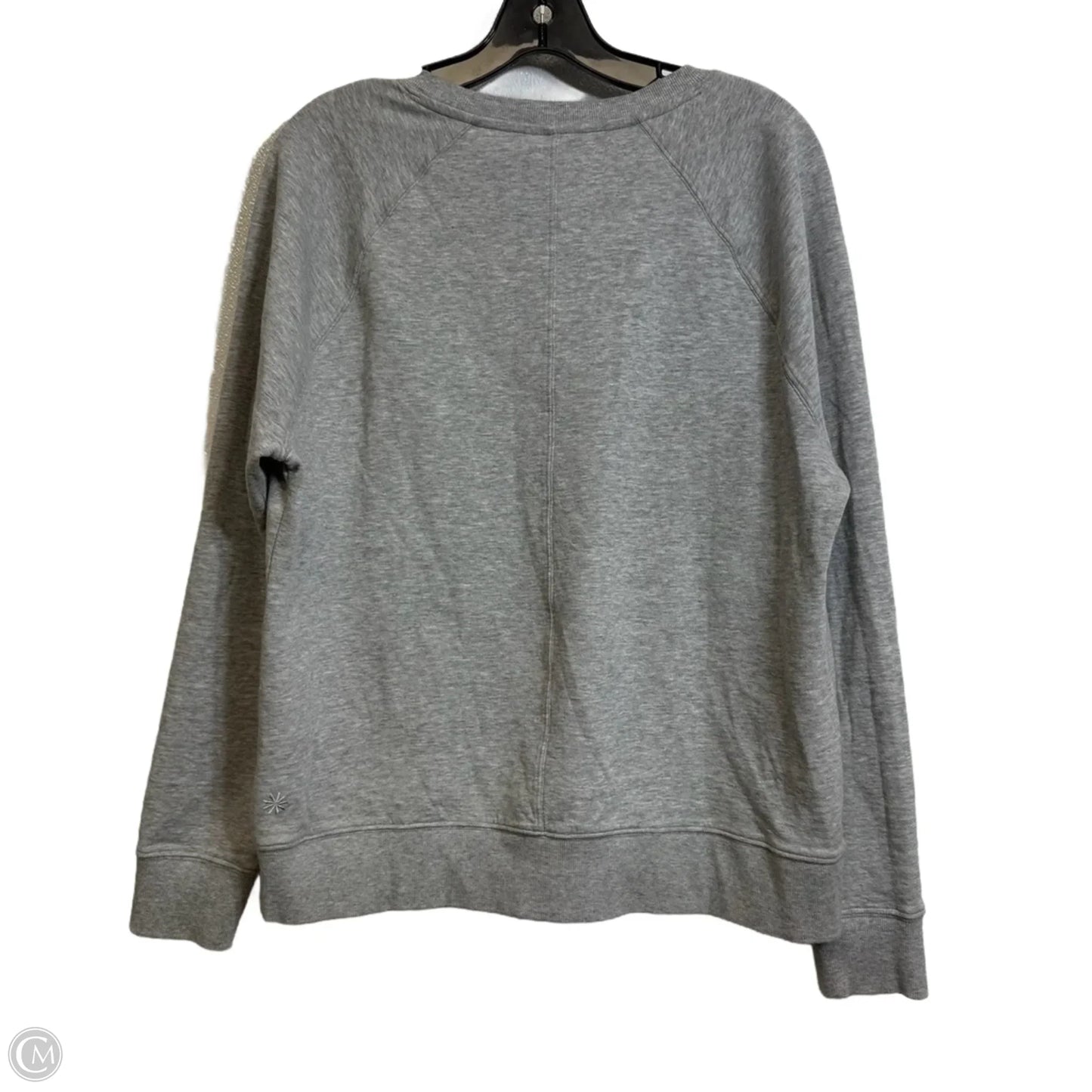 Top Long Sleeve Basic By Athleta In Grey, Size: M