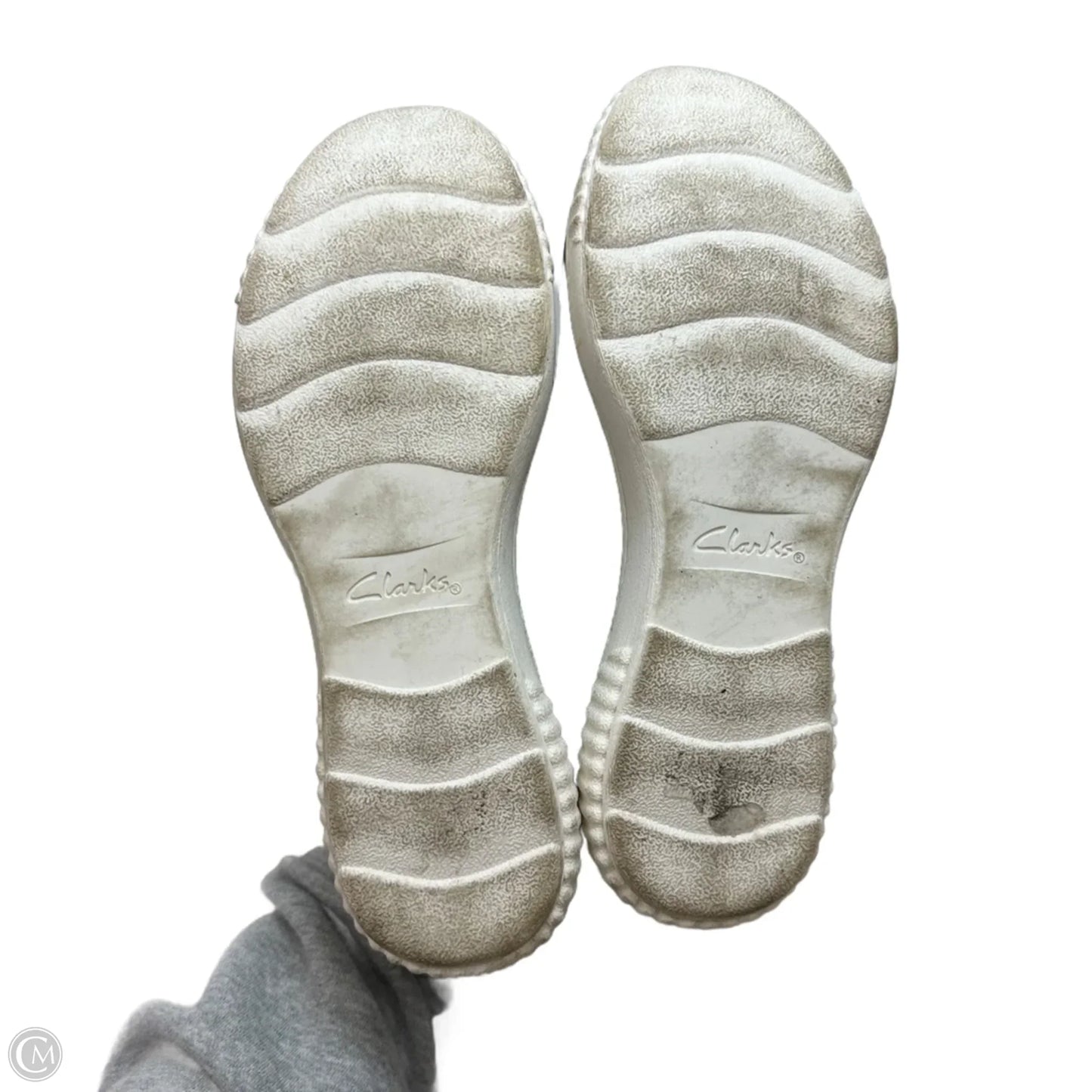 Shoes Flats By Clarks In Green, Size: 9.5