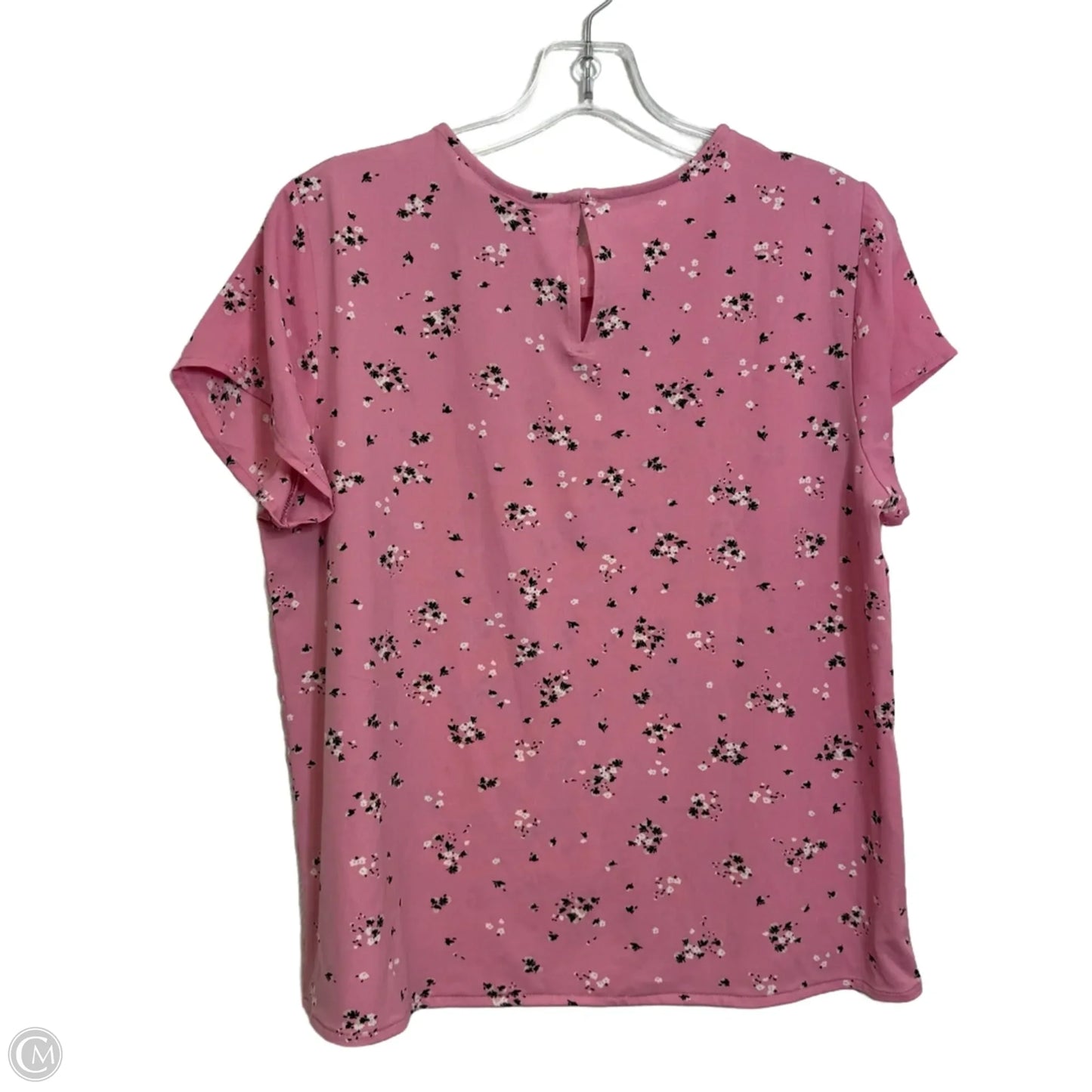 Top Short Sleeve By Ann Taylor In Pink, Size: Mp