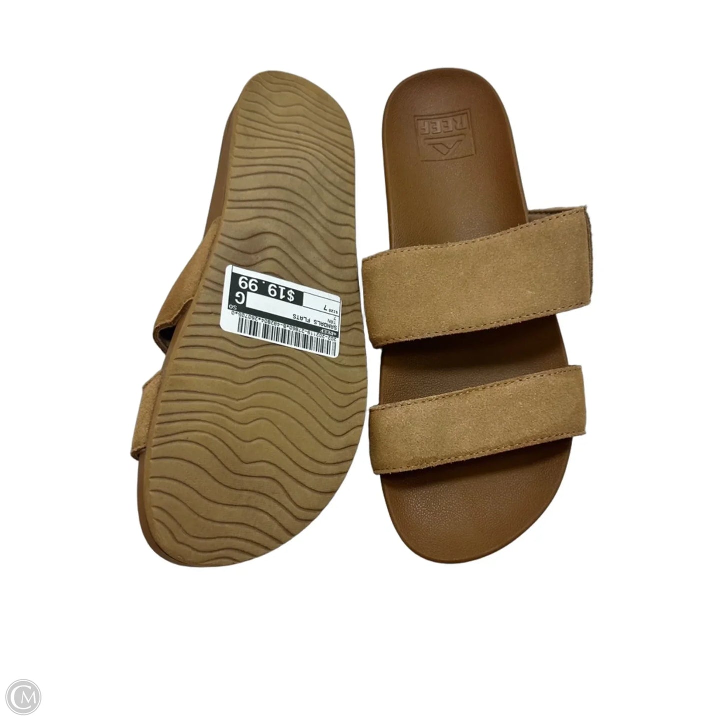 Sandals Flats By Reef In Tan, Size: 7
