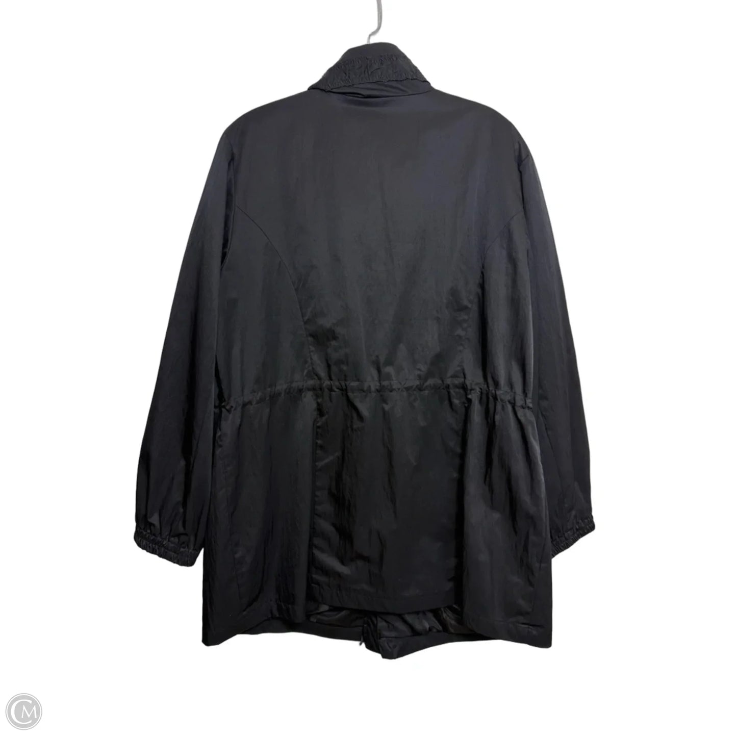 Coat Raincoat By Style And Company In Black, Size: 16