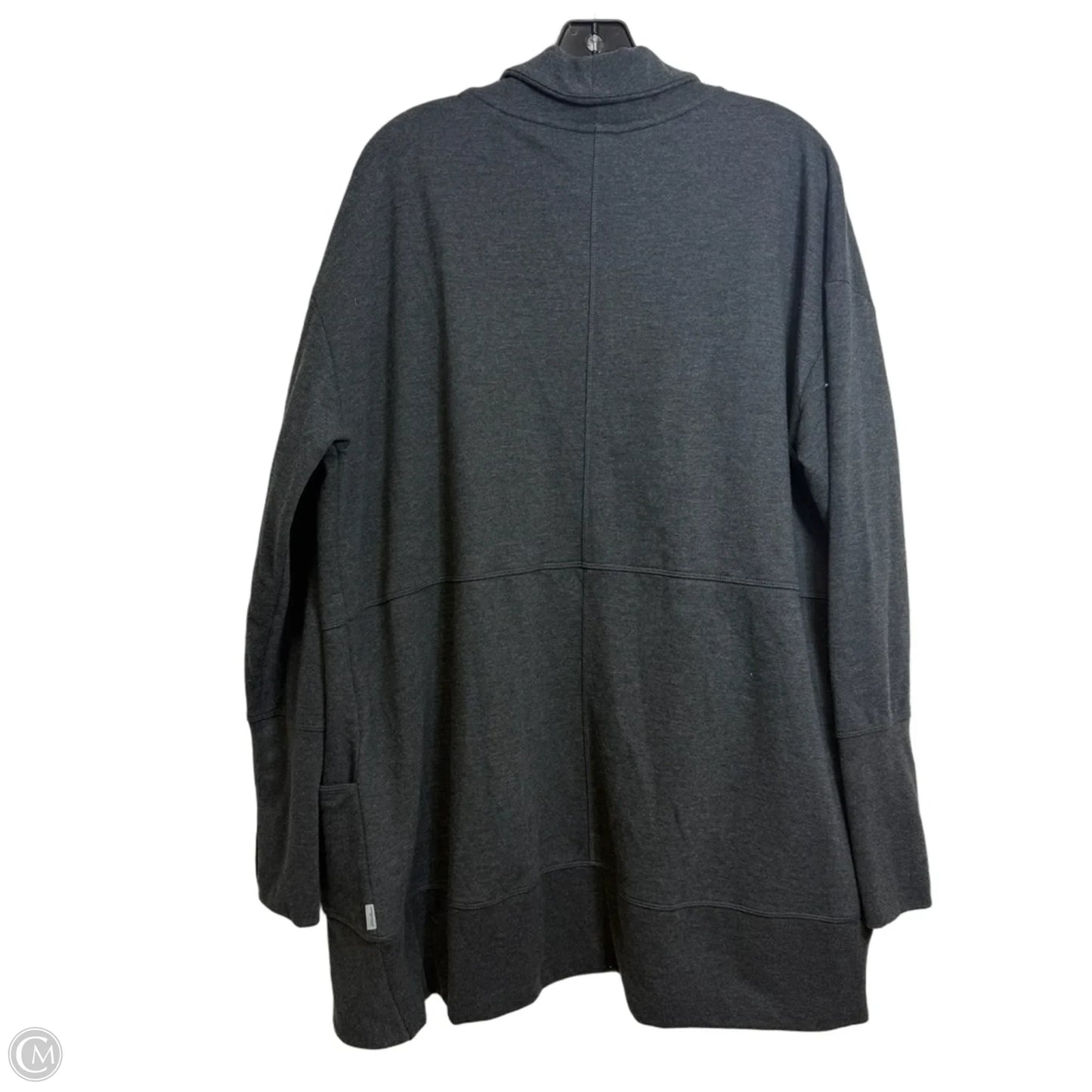 Cardigan By Eddie Bauer In Grey, Size: 2x