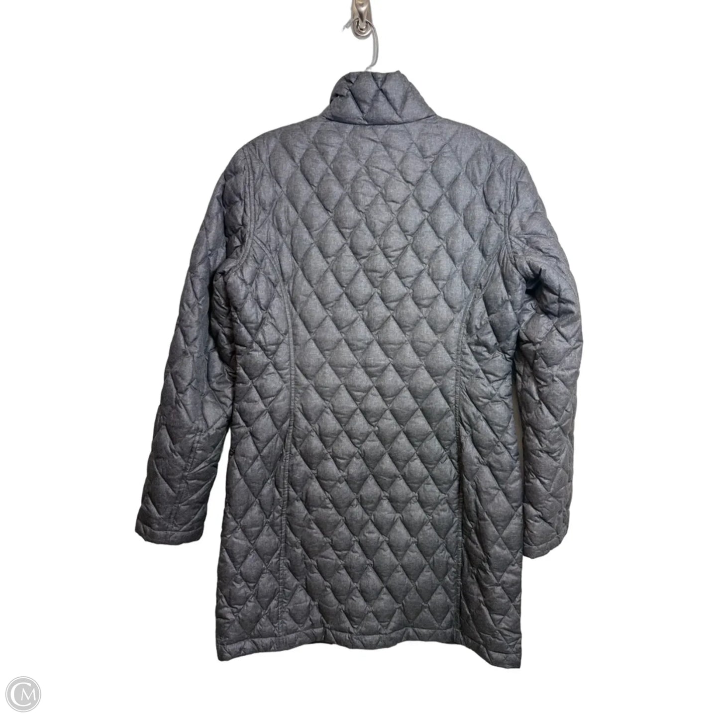 Coat Puffer & Quilted By Lands End In Grey, Size: S